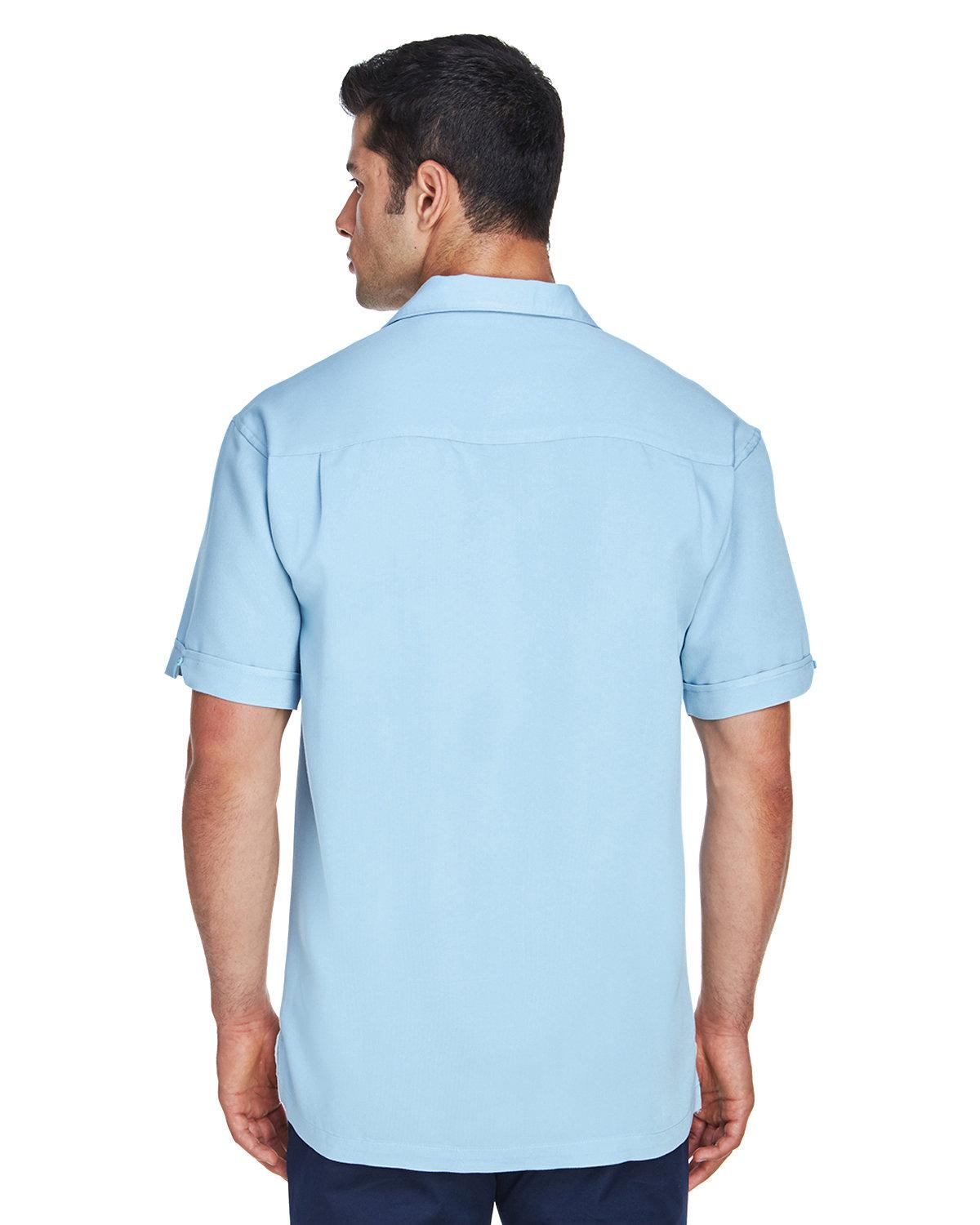 M575 Harriton Mens Two-Tone Bahama Cord Camp Shirt M575 Harriton Mens Two-Tone Bahama Cord Camp Shirt - Back Image