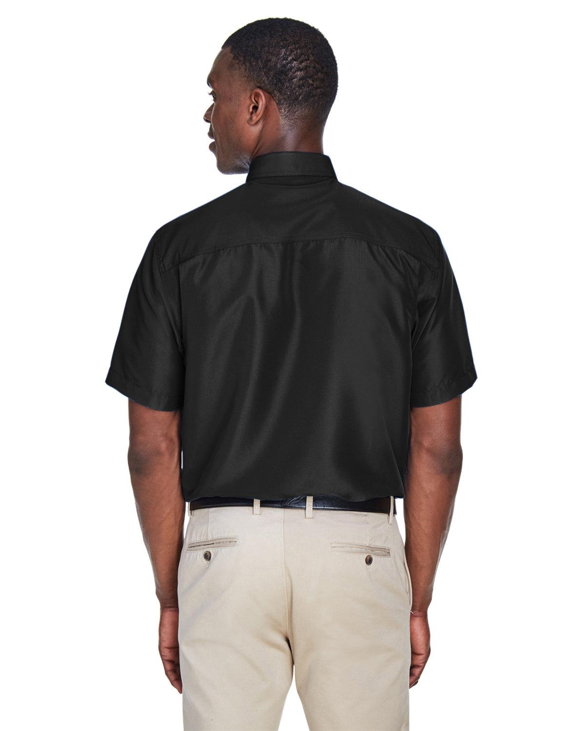 M580 Harriton Mens Key West Short-Sleeve Performance Staff Shirt M580 Harriton Mens Key West Short-Sleeve Performance Staff Shirt - Back Image