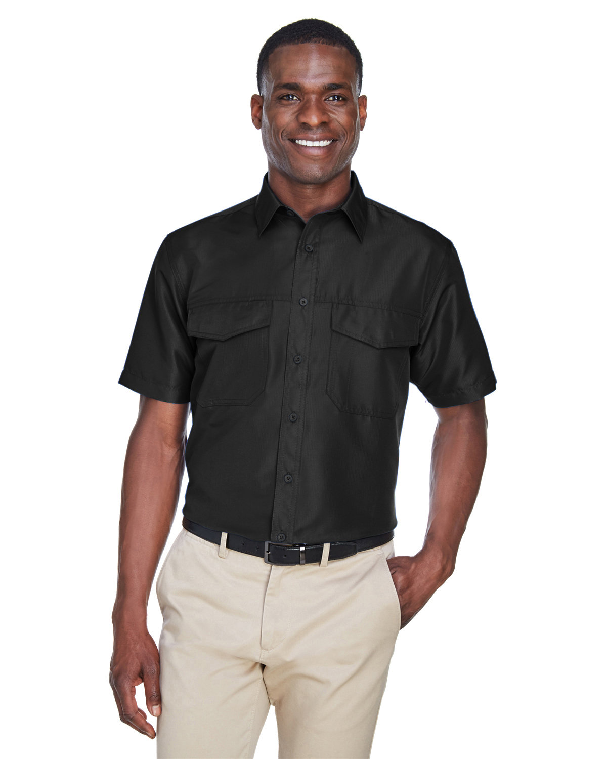 M580 Harriton Mens Key West Short-Sleeve Performance Staff Shirt M580 Harriton Mens Key West Short-Sleeve Performance Staff Shirt