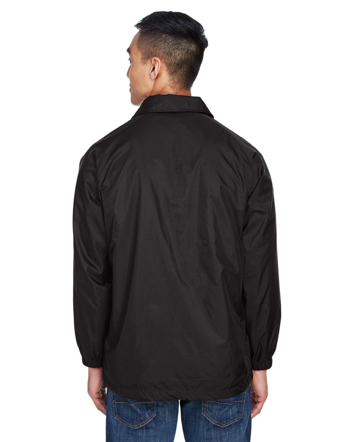 M775 Harriton Adult Nylon Staff Jacket - Back Image