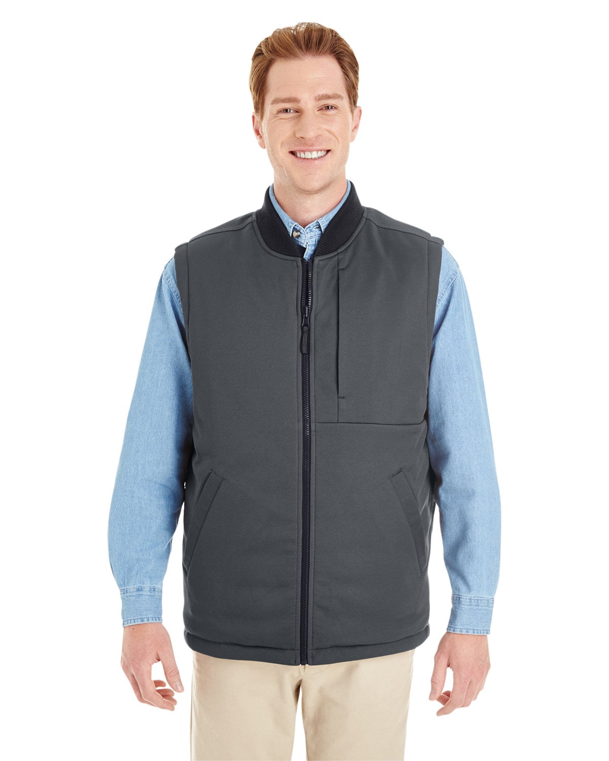 M776 Harriton Adult Dockside Interactive Reversible Freezer Vest M776 Harriton Adult Dockside Interactive Reversible Freezer Vest