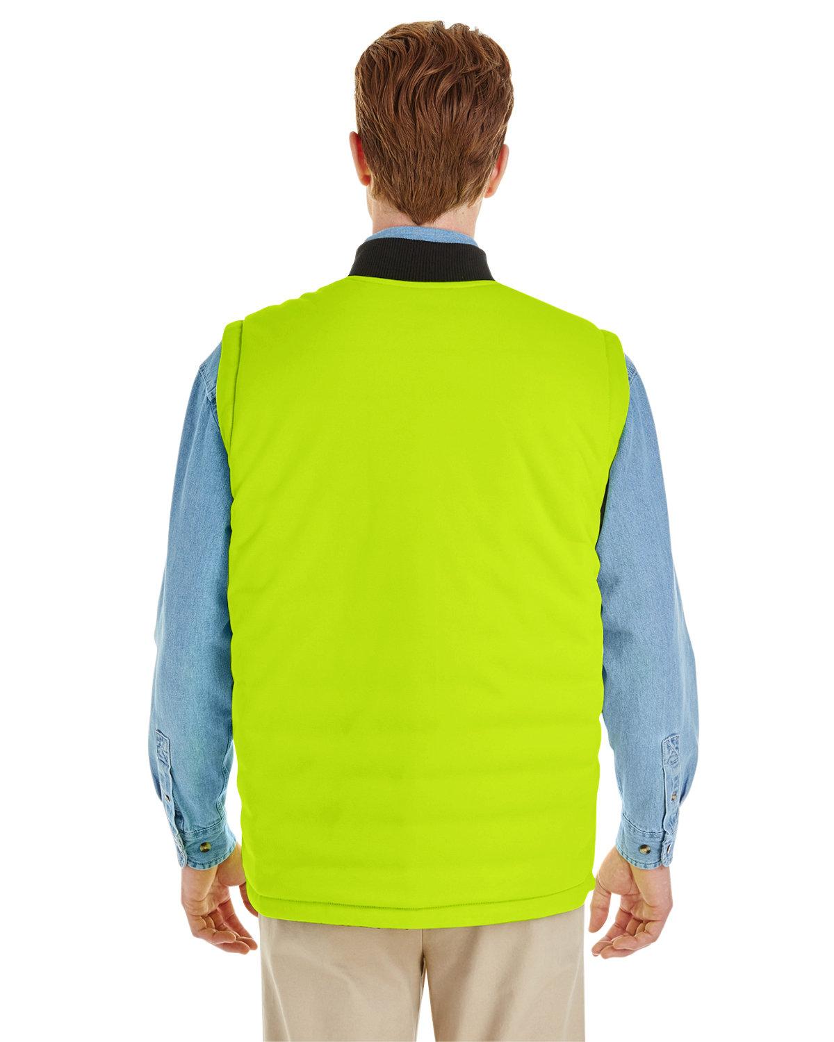 M776 Harriton Adult Dockside Interactive Reversible Freezer Vest - Back Image