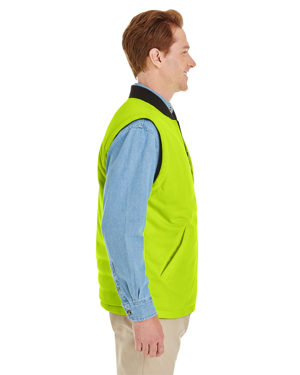 M776 Harriton Adult Dockside Interactive Reversible Freezer Vest - Siide Image