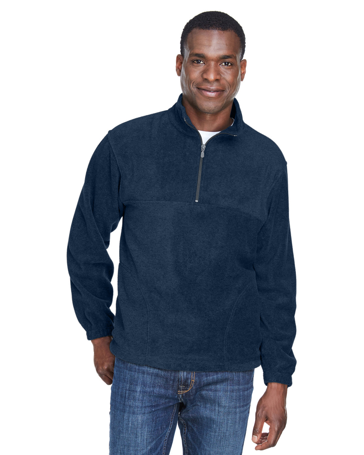 M980 Harriton Adult 8 oz. Quarter-Zip Fleece Pullover Zoom Image