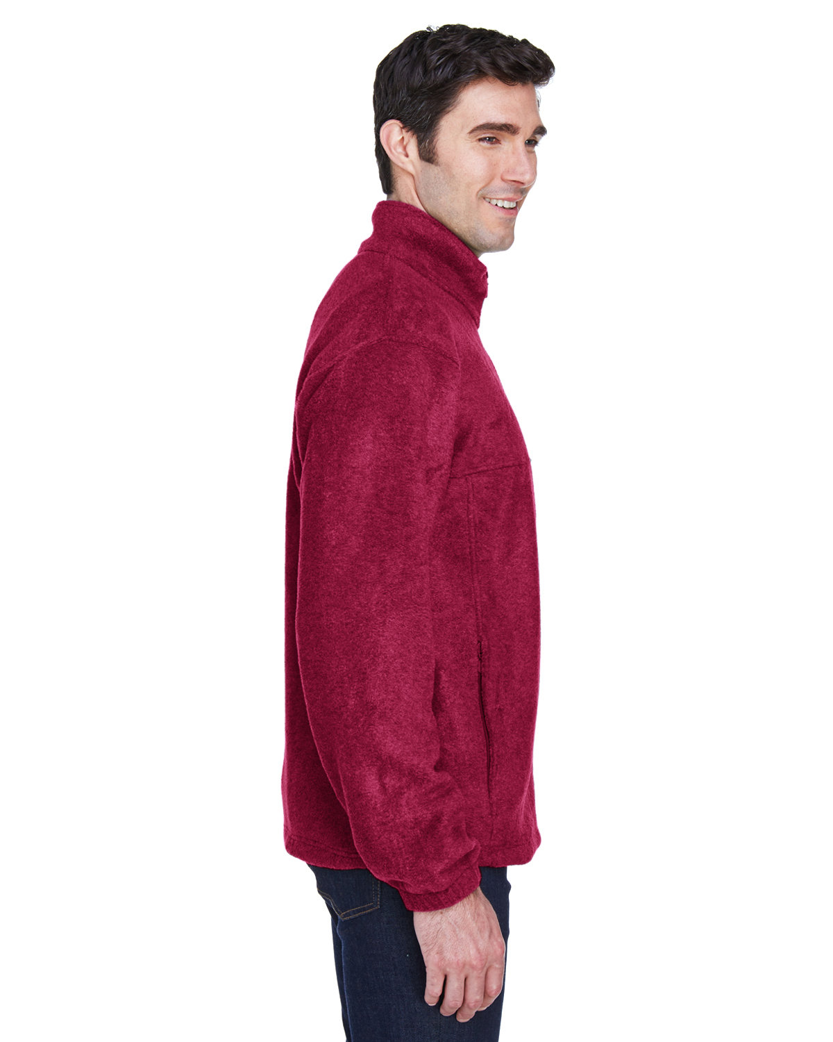 M990 Harriton Mens 8 oz. Full-Zip Fleece - Siide Image