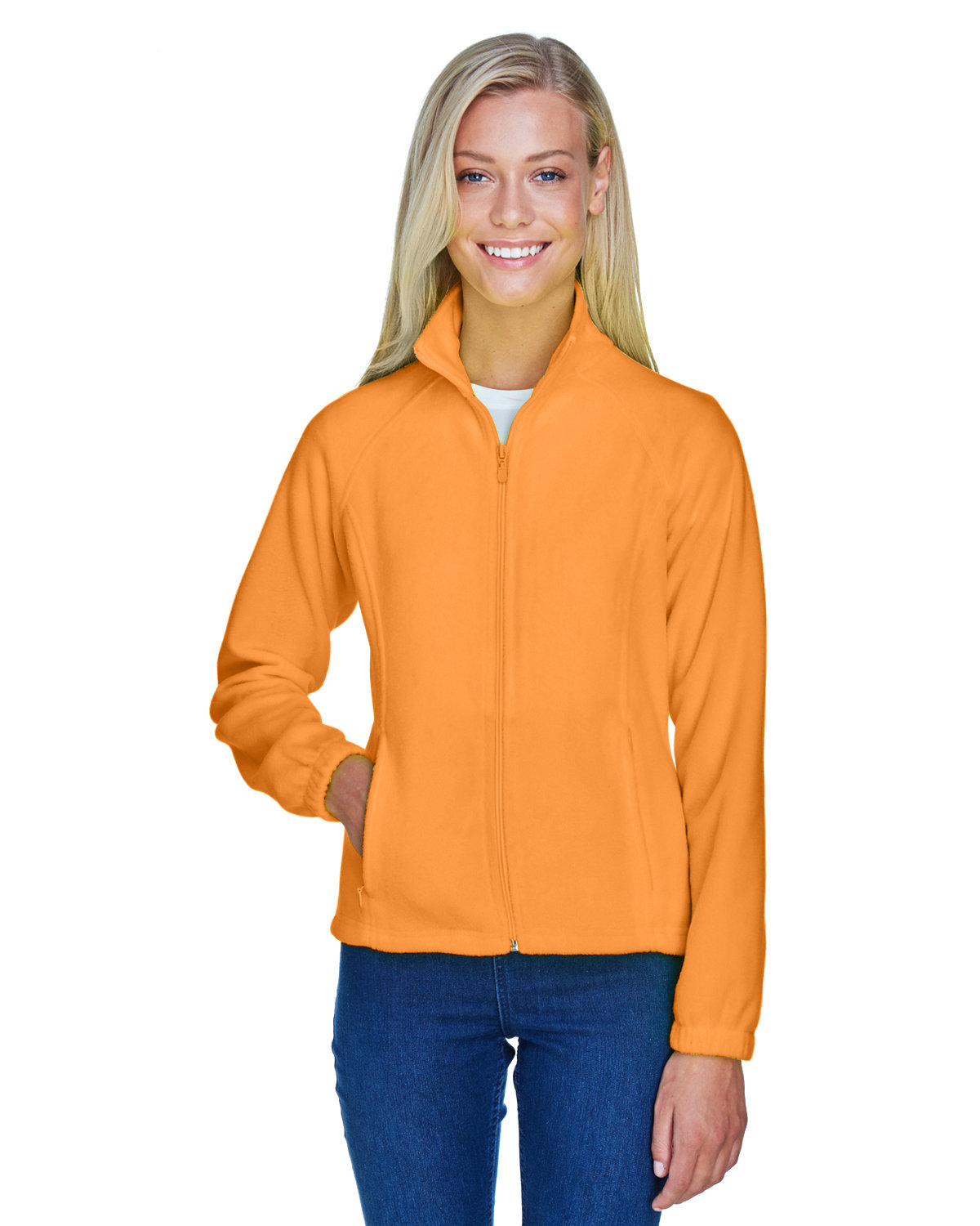 M990W Harriton Ladies 8 oz. Full-Zip Fleece
