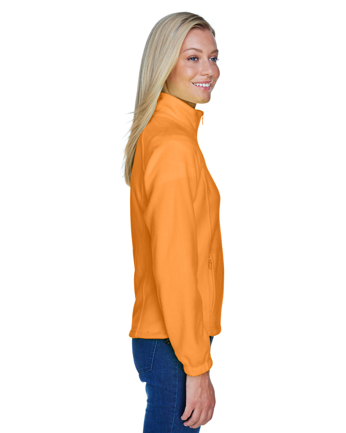 M990W Harriton Ladies 8 oz. Full-Zip Fleece - Siide Image