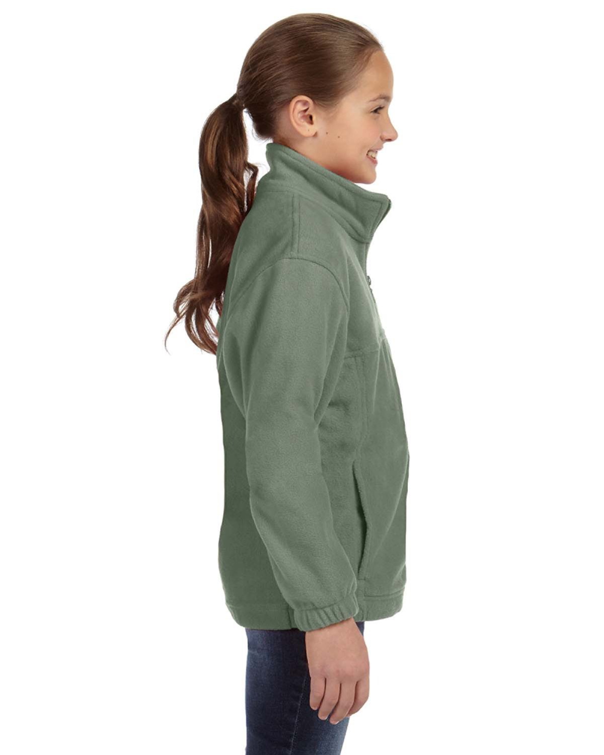 M990Y Harriton Youth 8 oz. Full-Zip Fleece - Siide Image