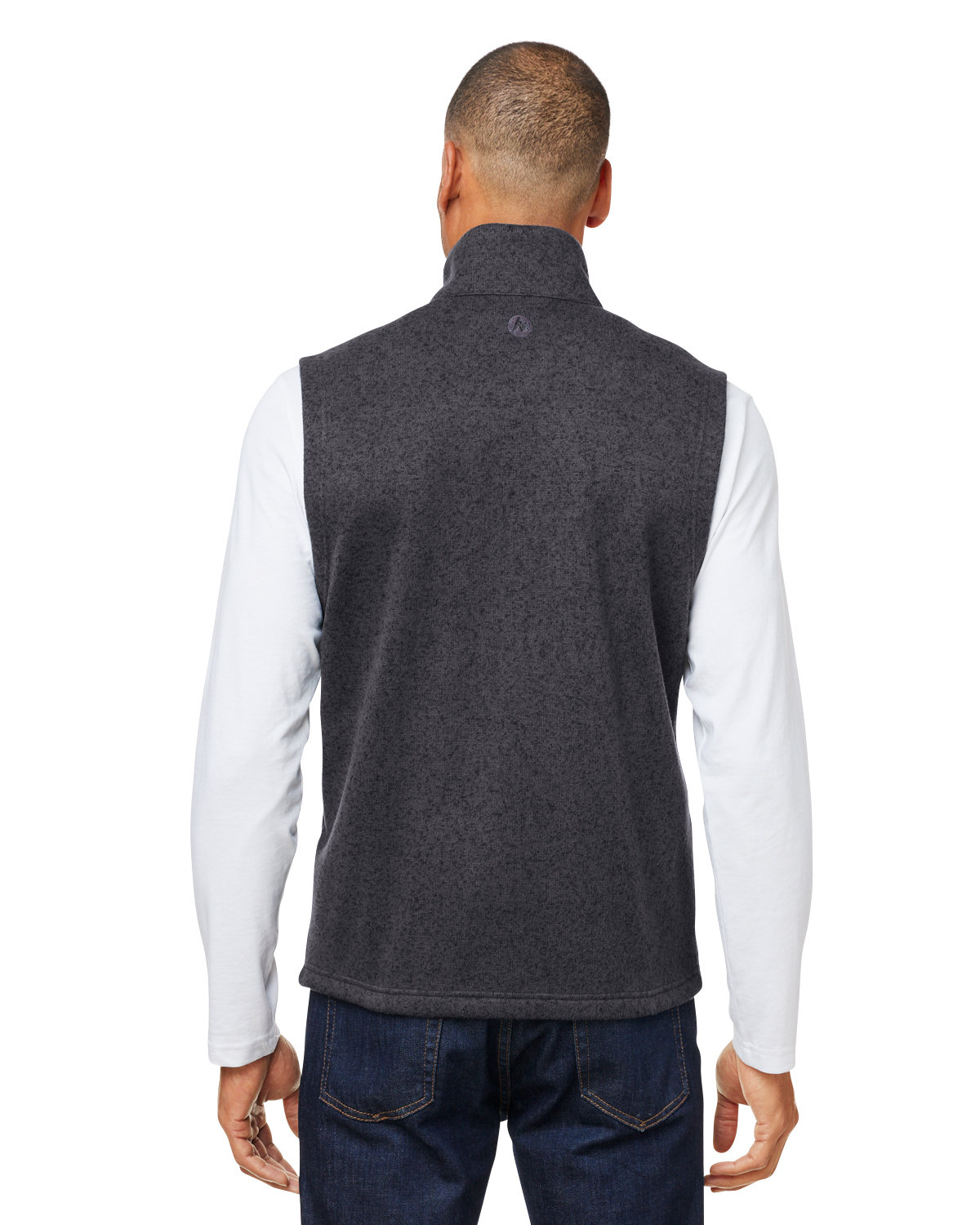 M16224 Marmot Mens Dropline Fleece Vest - Back Image