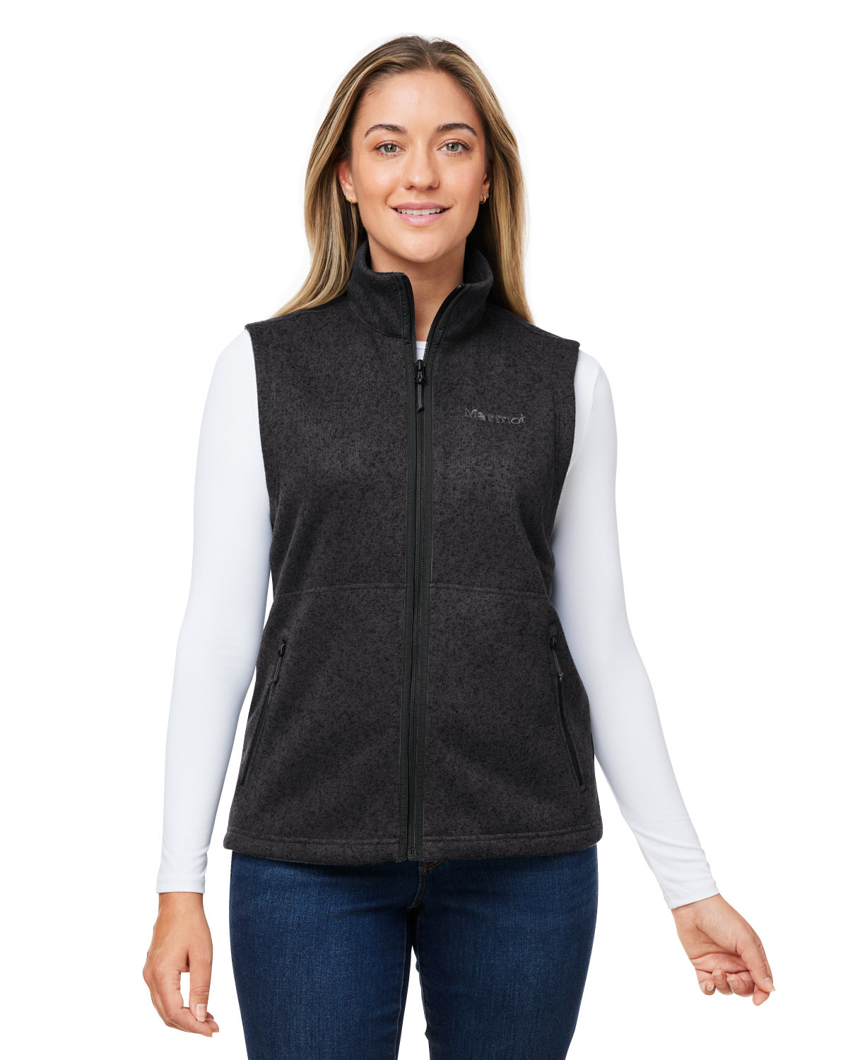 M16251 Marmot Womens Drop Line Fleece Vest