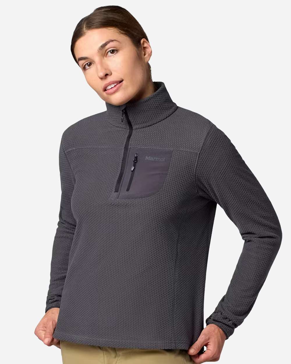 M16745 Marmot Womens Air Fleece Quarter-Zip Pullover