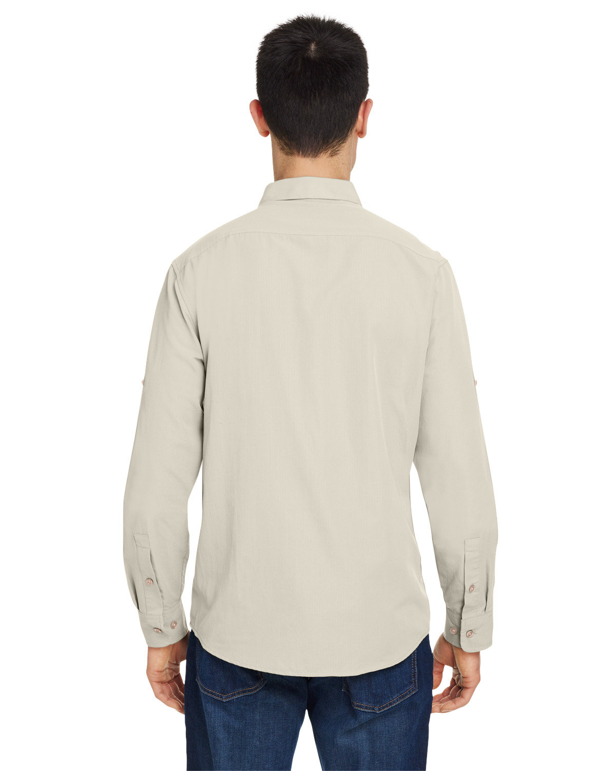 M14089 Marmot Mens Aerobora Long-Sleeve Woven - Back Image