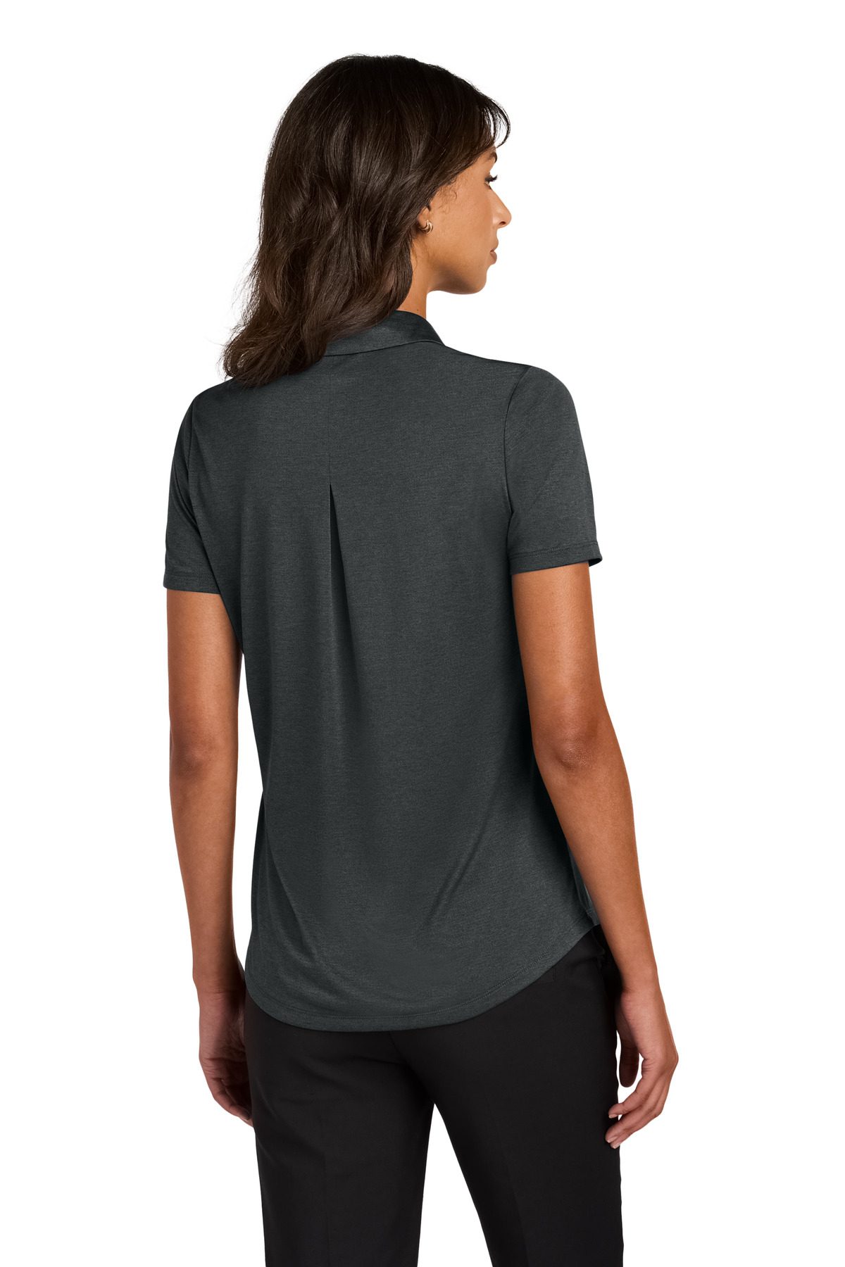 MM1021 Mercer+Mettle Womens Recharge Jersey Polo - Back Image