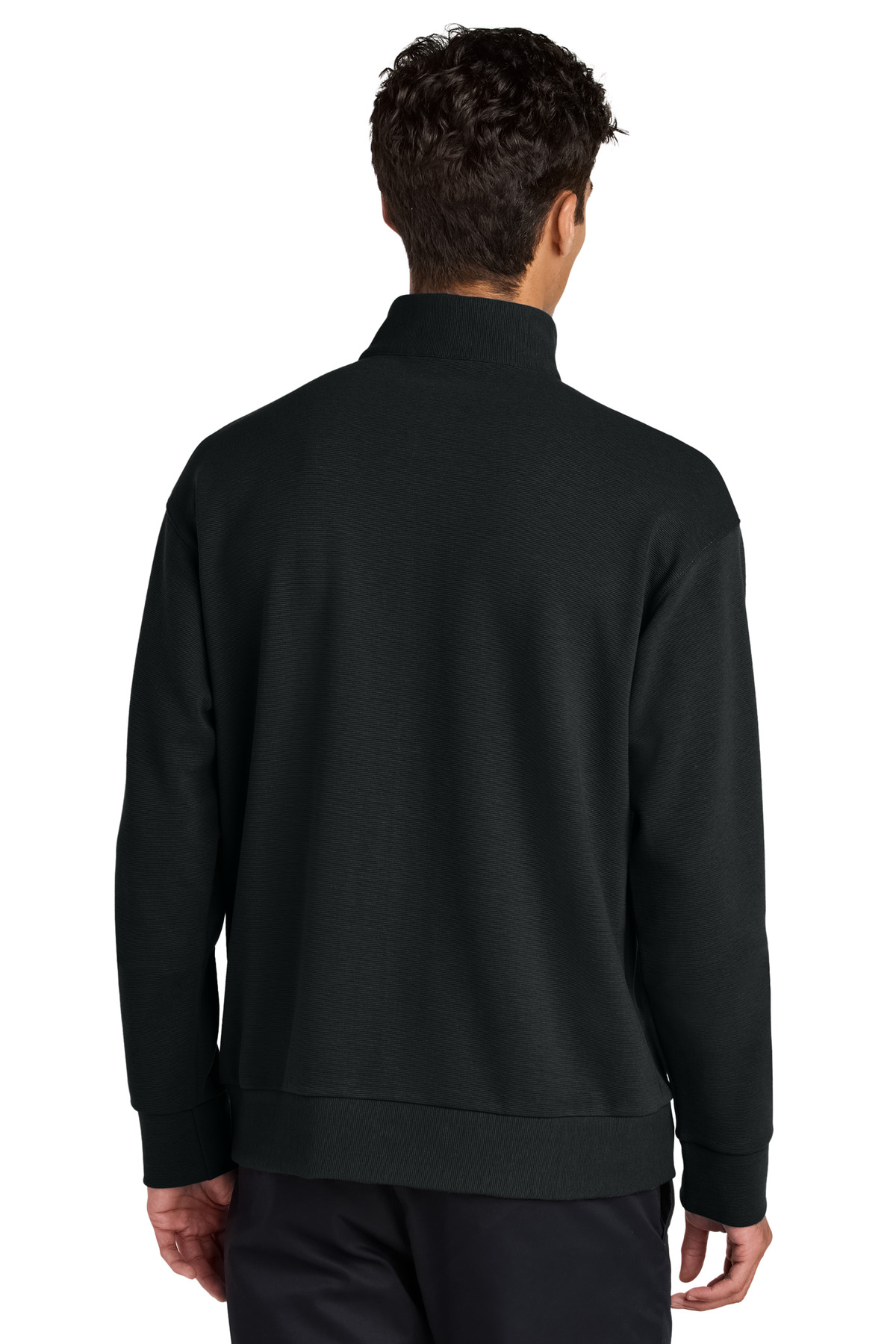 MM3040 Mercer+Mettle Linear Texture 1/4-Zip - Back Image