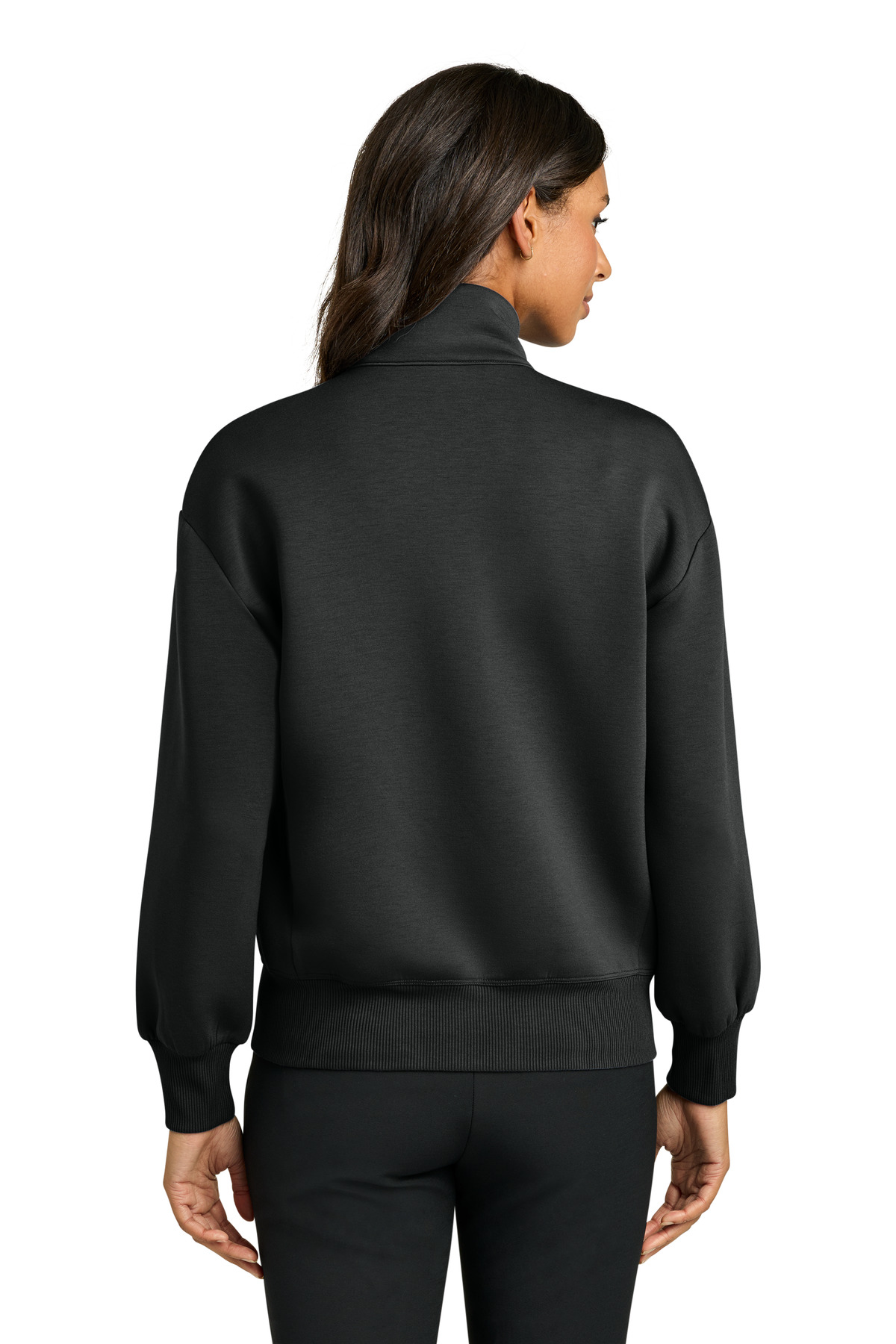 MM3103 Mercer+Mettle Womens Soft Spacer Full-Zip - Back Image