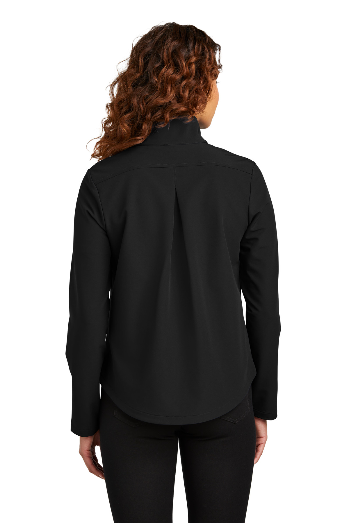 MM7103 Mercer+Mettle Womens Stretch Soft Shell Jacket - Back Image
