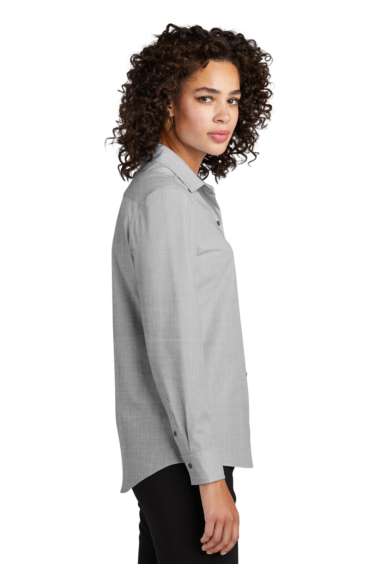 MM2001 Mercer+Mettle  Womens Long Sleeve Stretch Woven Shirt - Siide Image