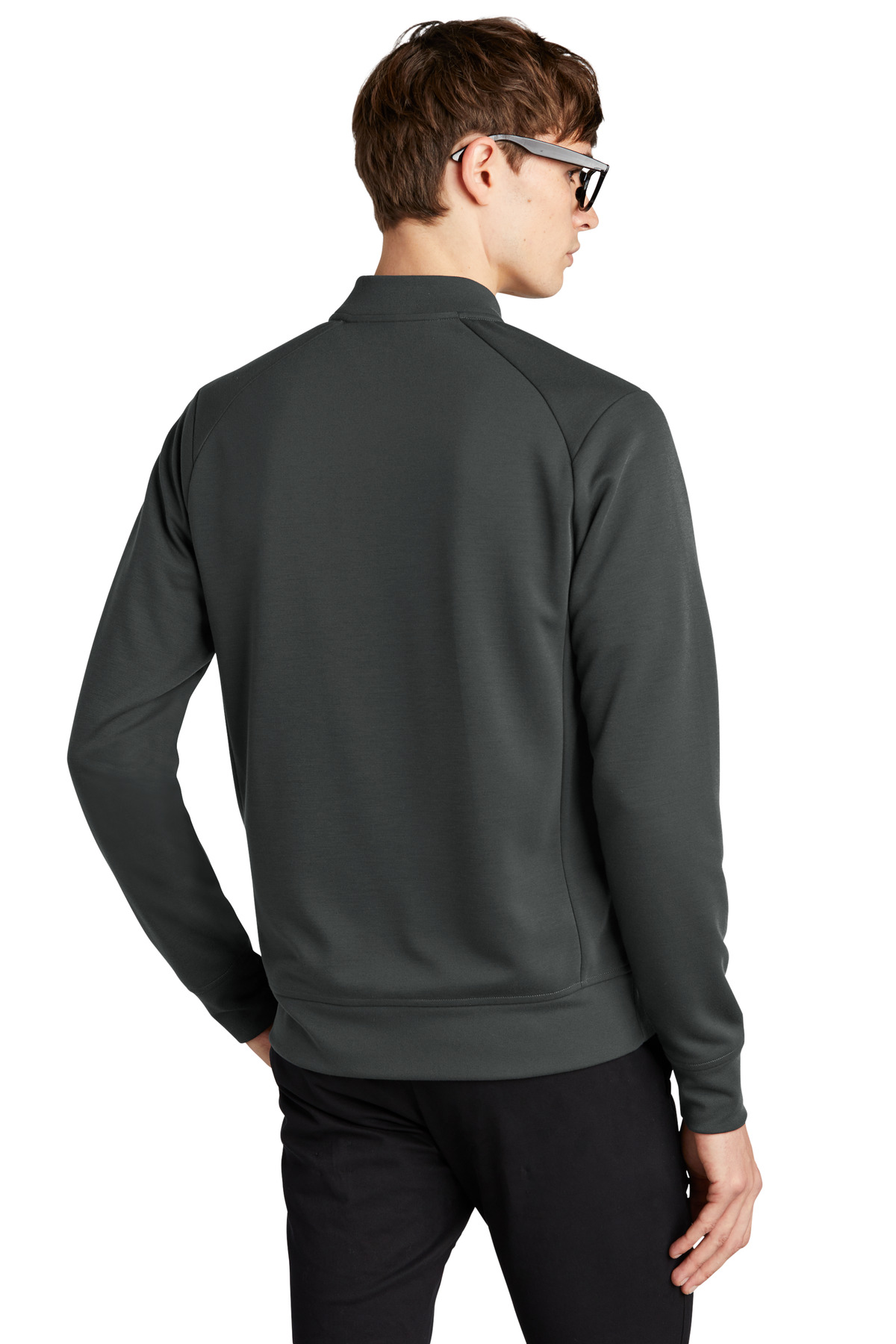 MM3000 Mercer+Mettle  Double-Knit Bomber - Back Image