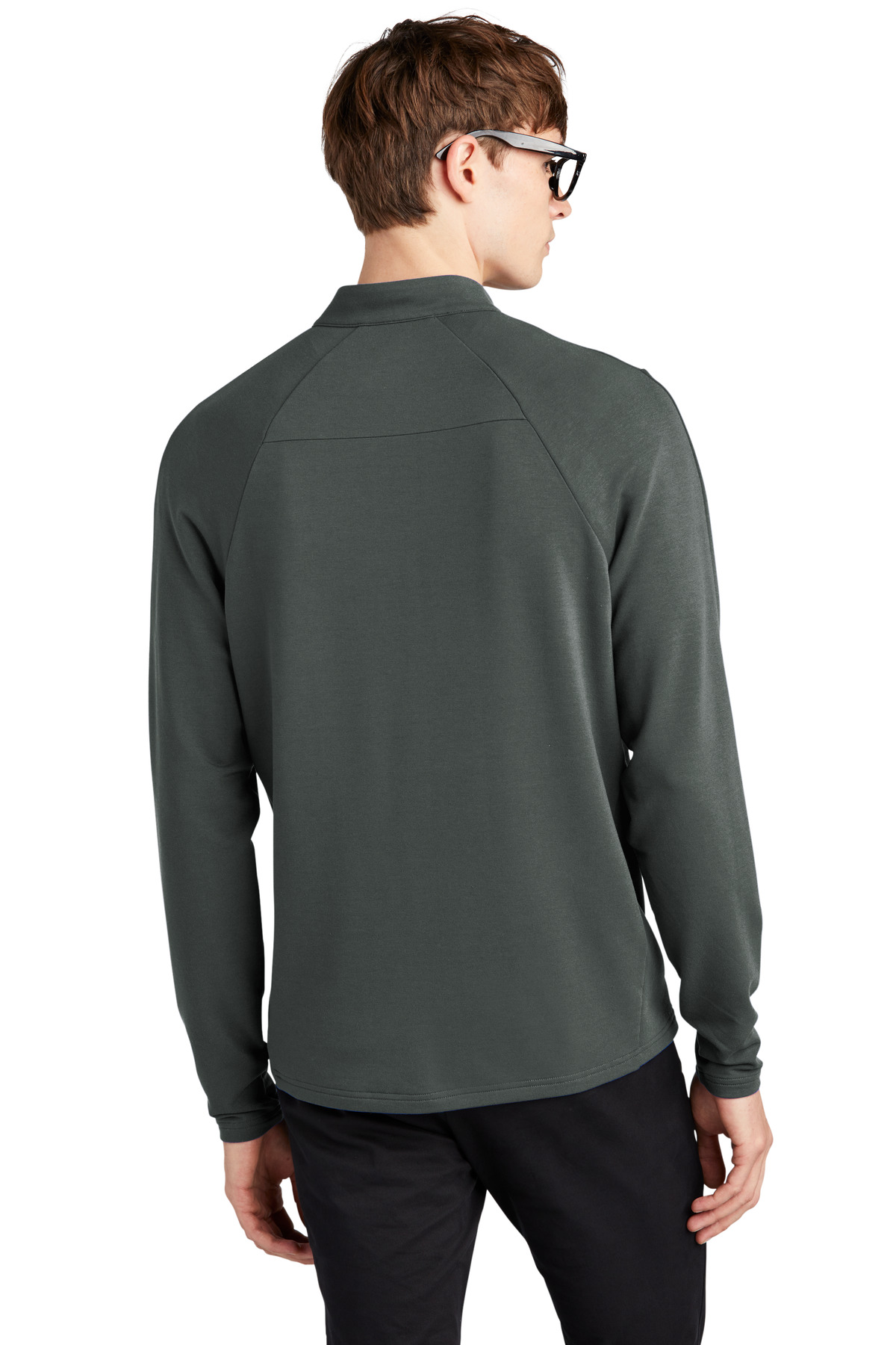 MM3010 Mercer+Mettle  Stretch 1/4-Zip Pullover - Back Image