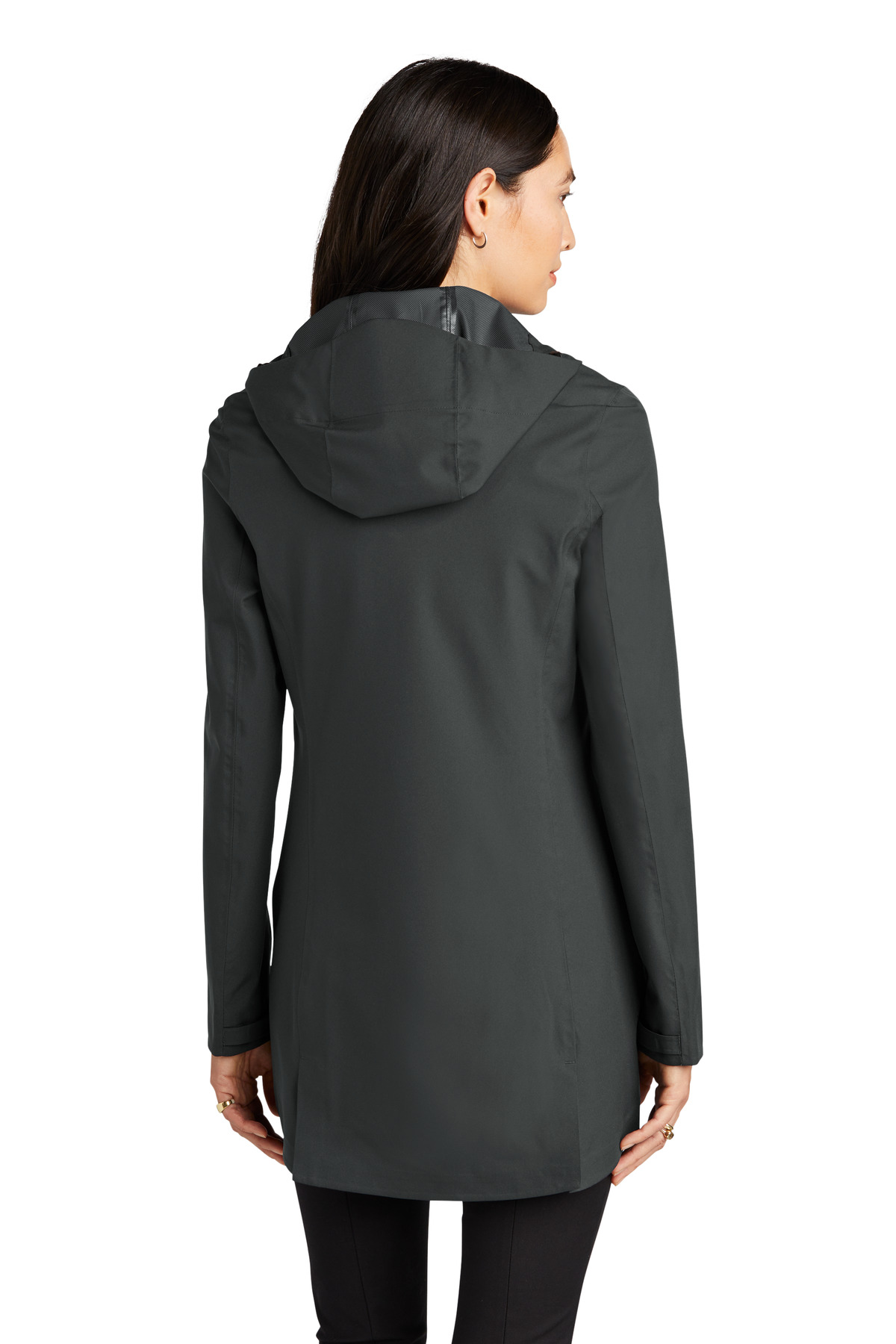 MM7001 Mercer+Mettle  Womens Waterproof Rain Shell - Back Image