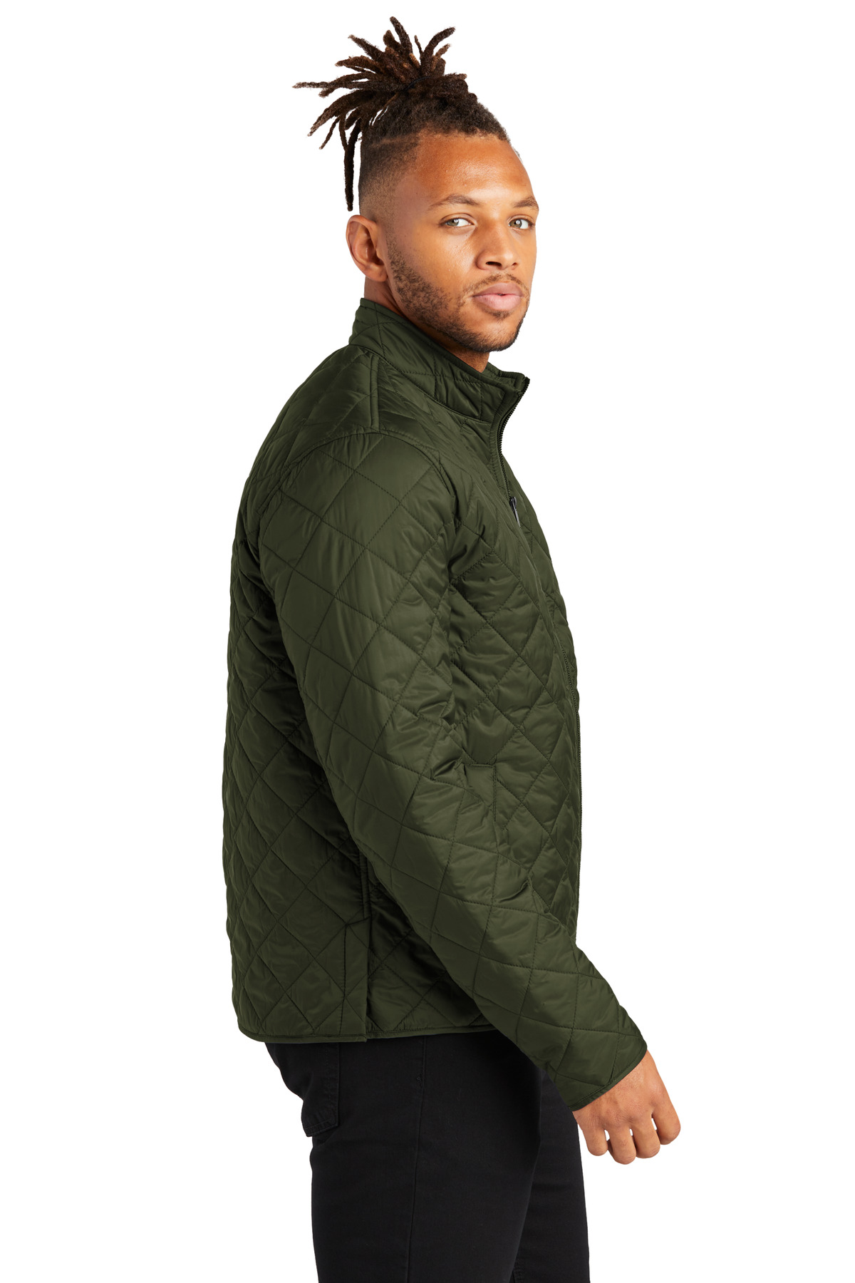 MM7200 Mercer+Mettle Coming In Spring Quilted Full-Zip Jacket - Siide Image