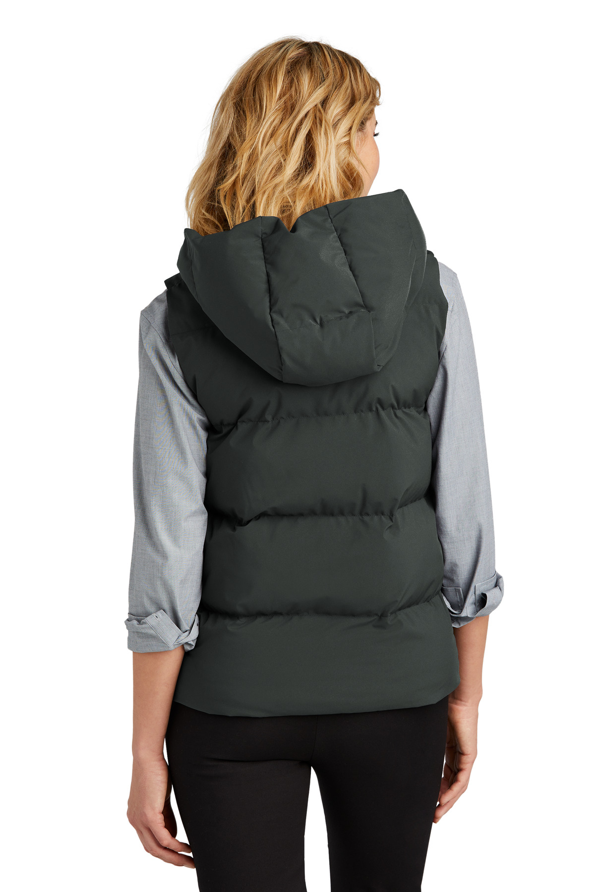 MM7217 Mercer+Mettle  Womens Puffy Vest - Back Image
