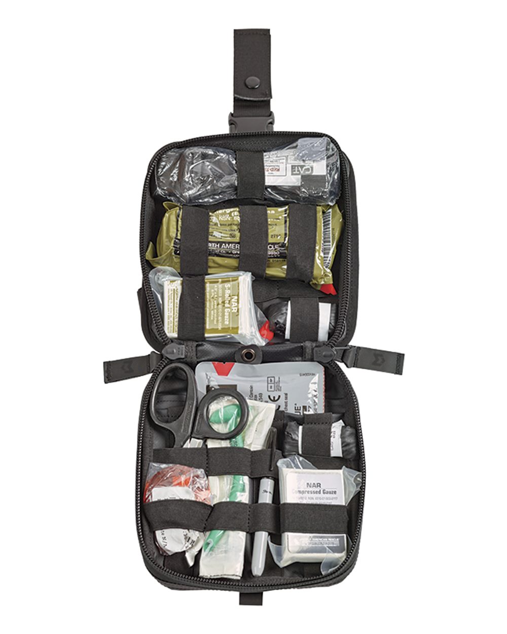 M5155-TB MERET ALPHA3 PRO X Black Thigh Strap Pack - Siide Image
