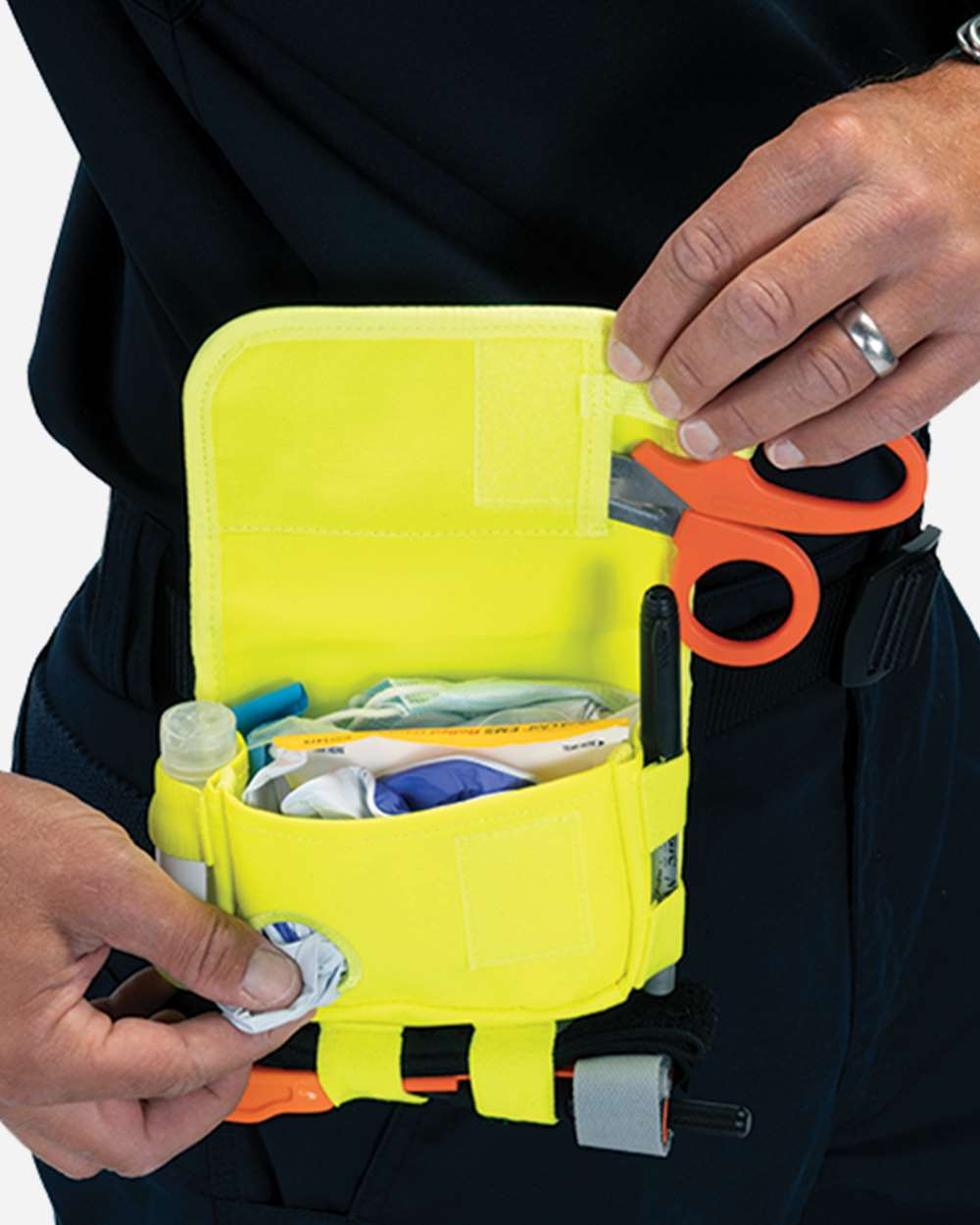 M8120-HV MERET EFAK PRO X High Viz Yellow Waist Pack - Siide Image