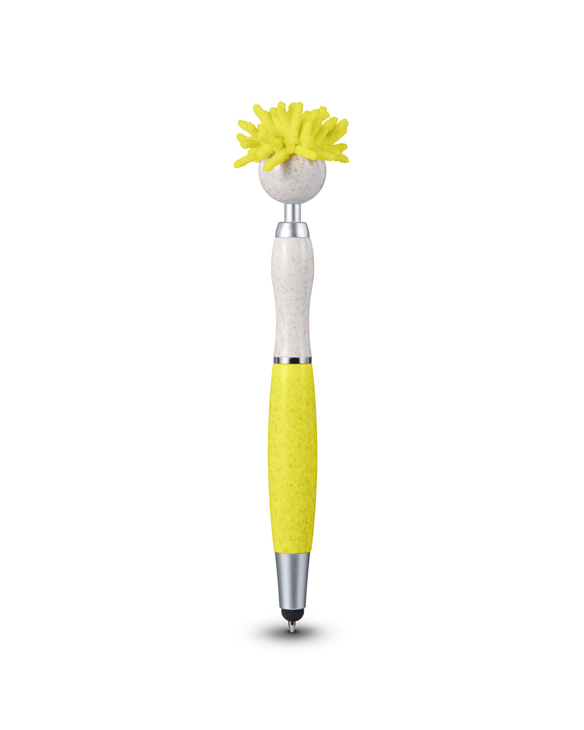 P175 MopToppers Wheat Straw Screen Cleaner With Stylus Pen - Back Image
