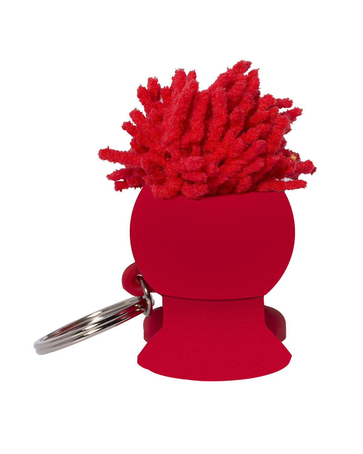 PL-0827 MopToppers Mobile Stand Cord Winder Key Chain - Back Image