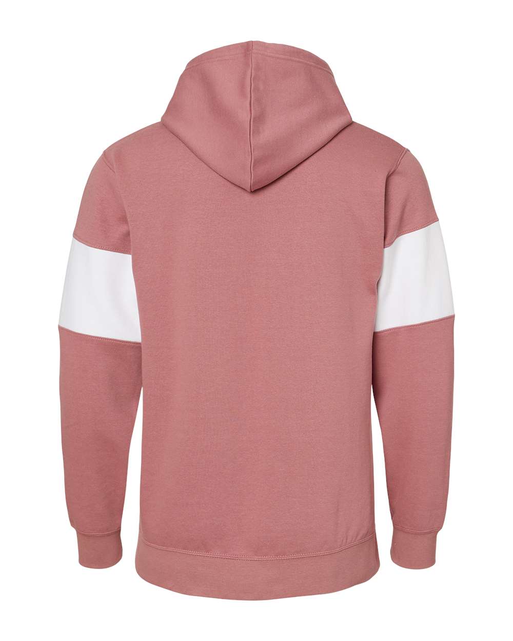 22709 MV Sport Classic Fleece Colorblocked Hooded Sweatshirt - Back Image