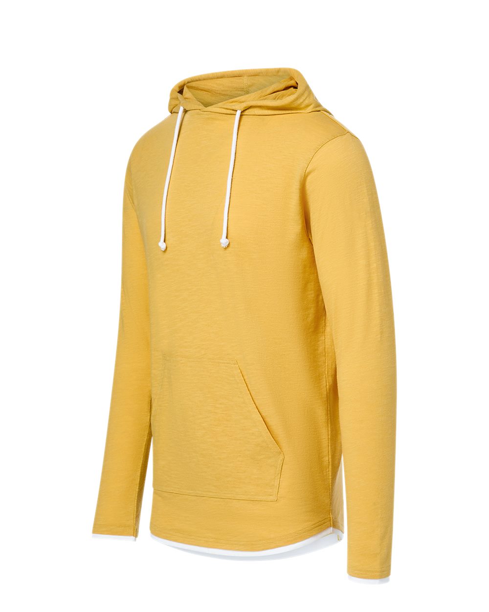 24401 MV Sport Miles Slub Hooded Long Sleeve T-Shirt - Siide Image
