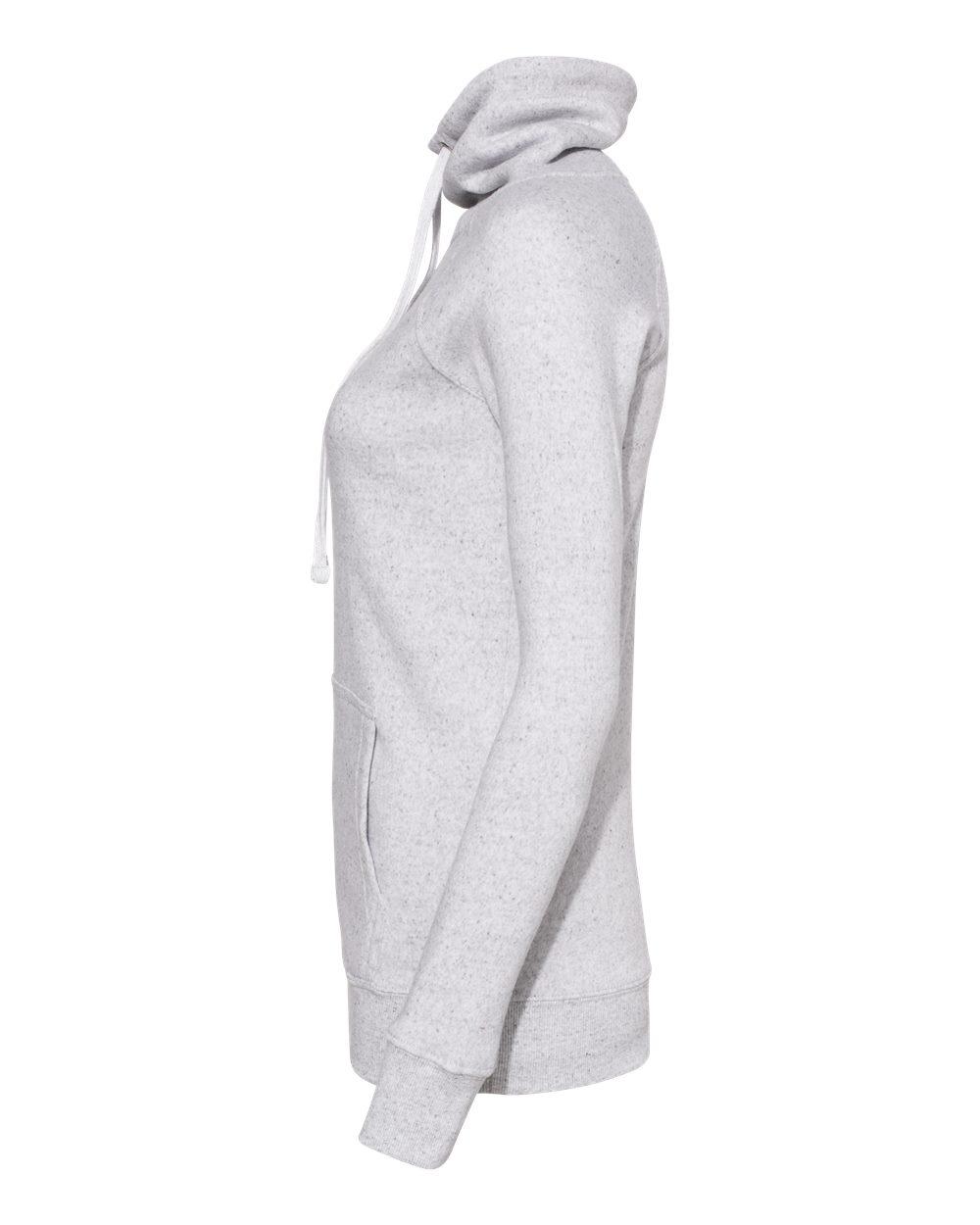W20155 MV Sport Women’s Space-Dyed Cowl Neck Sweatshirt - Siide Image