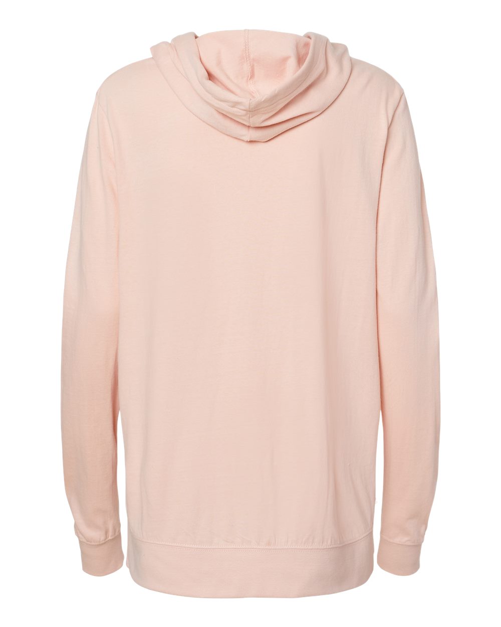 W21404 MV Sport Womens Sueded Jersey Hooded Sweatshirt - Back Image