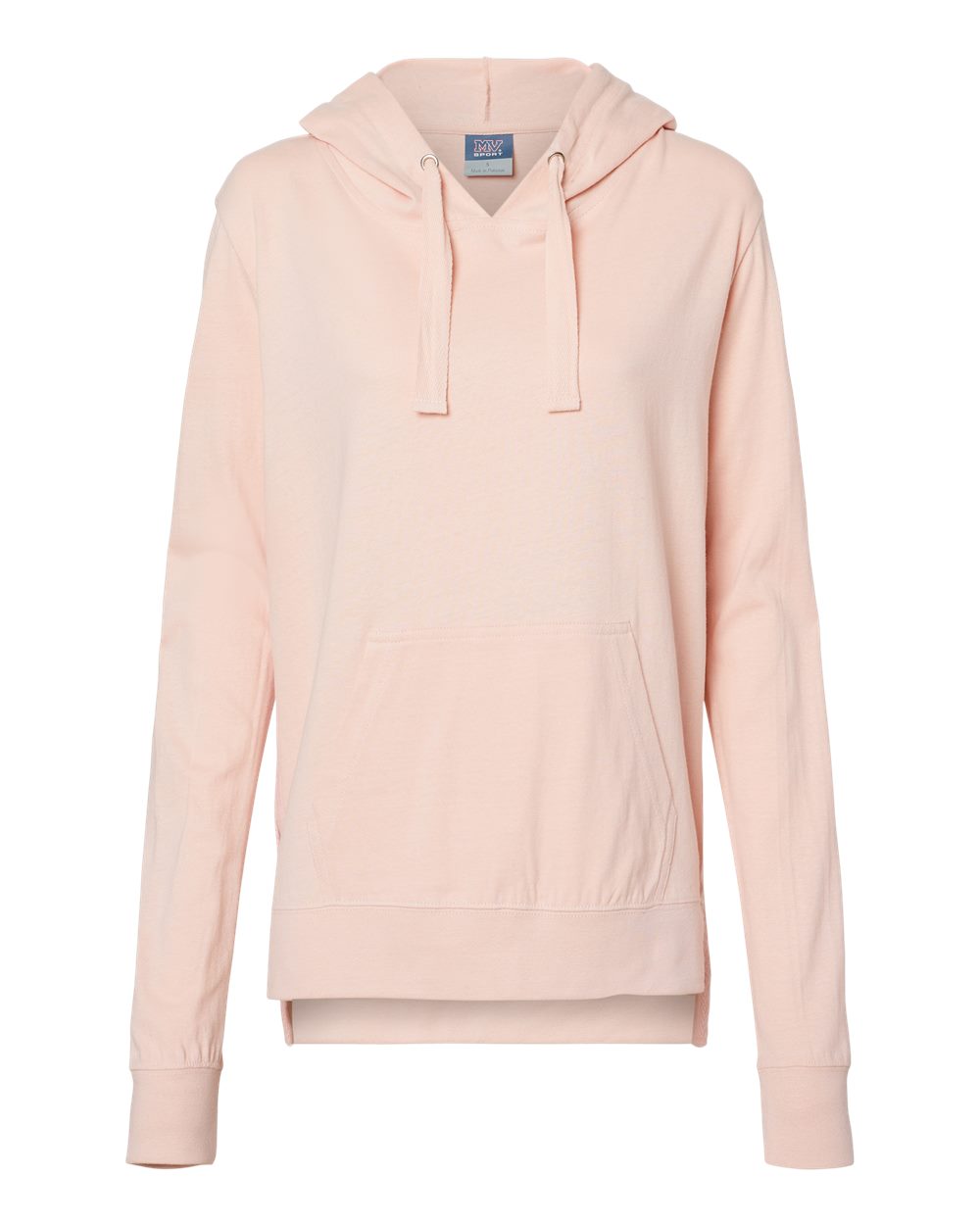 W21404 MV Sport Womens Sueded Jersey Hooded Sweatshirt W21404 MV Sport Womens Sueded Jersey Hooded Sweatshirt