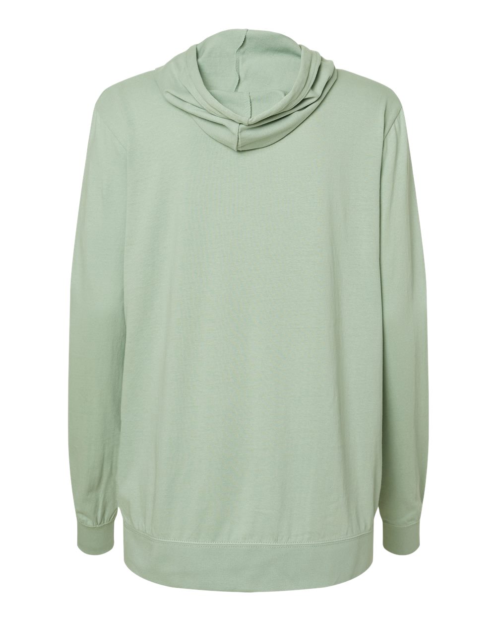 W21404 MV Sport Womens Sueded Jersey Hooded Sweatshirt - Back Image