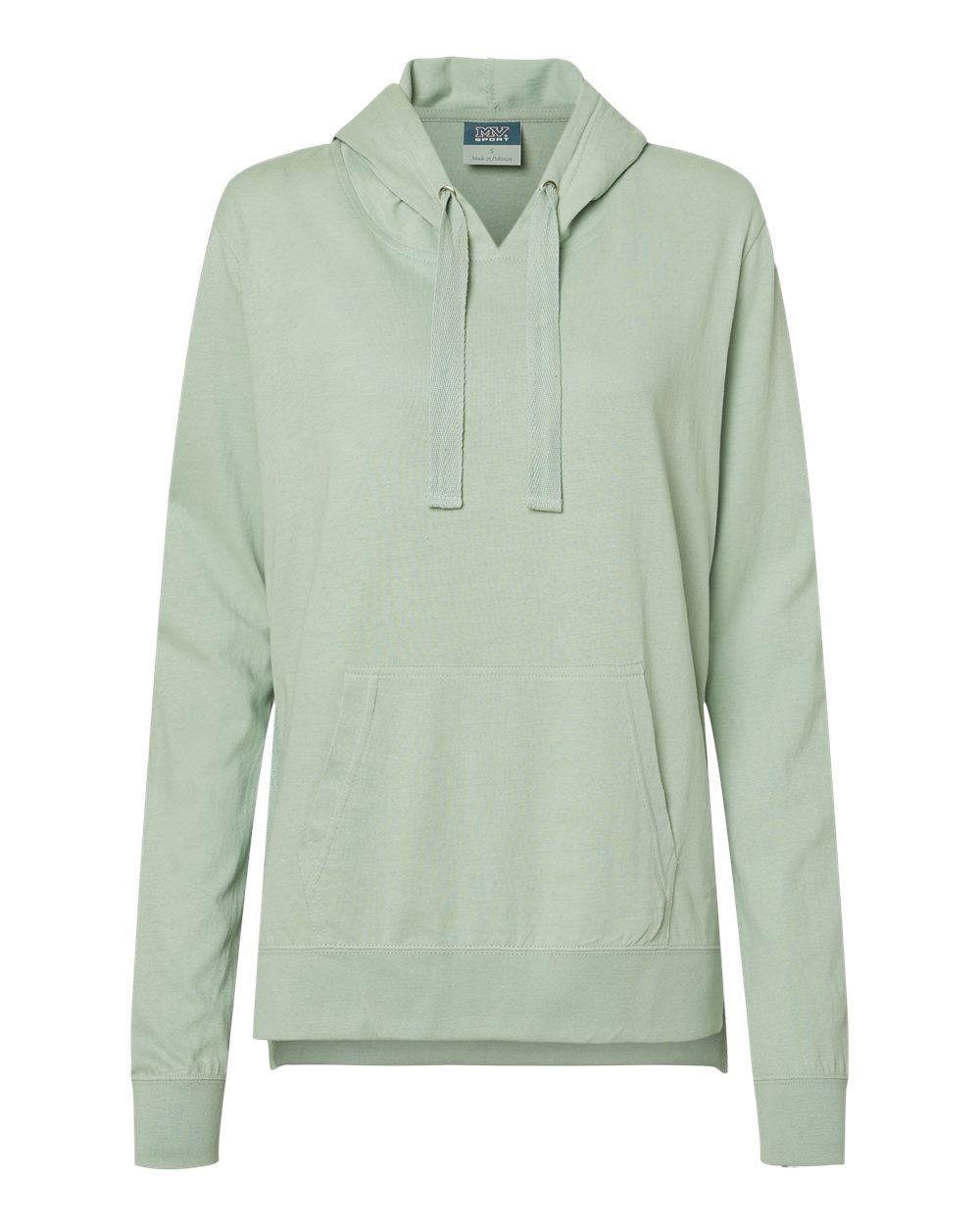 W21404 MV Sport Womens Sueded Jersey Hooded Sweatshirt
