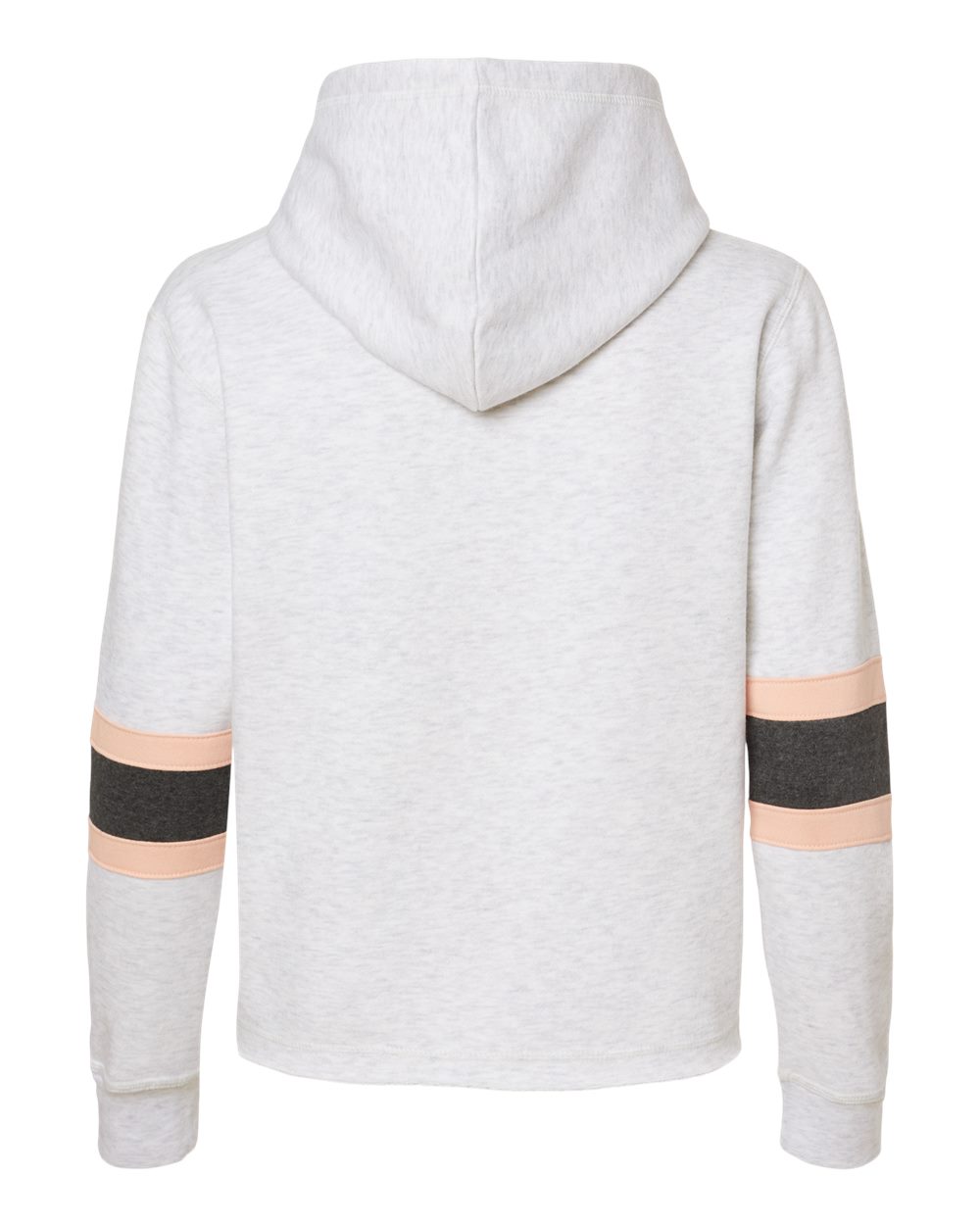 W22135 MV Sport Womens Sueded Fleece Thermal Lined Hooded Sweatshirt - Back Image