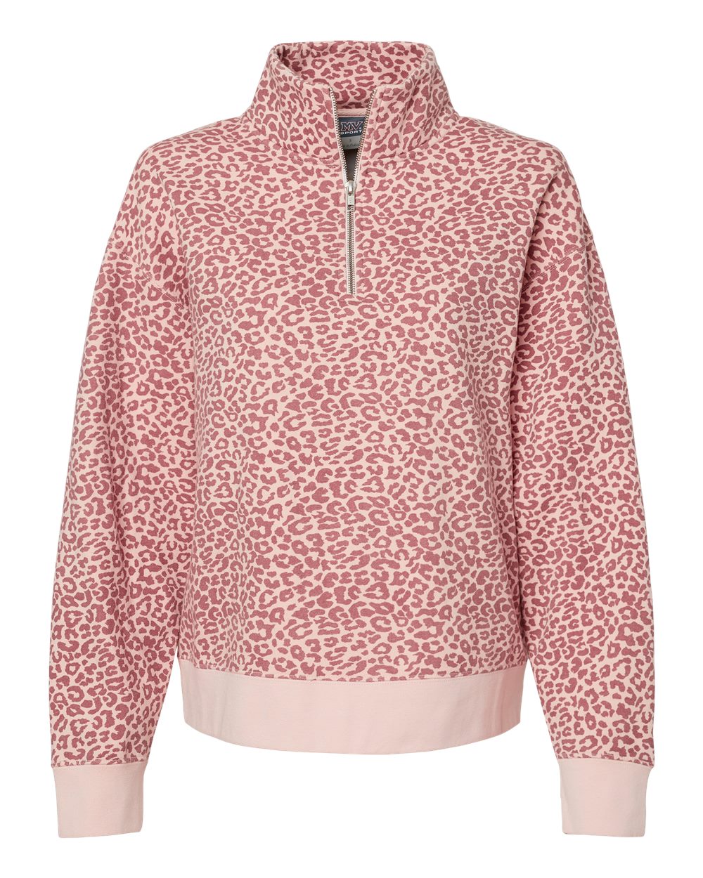 W22713 MV Sport Womens Sueded Fleece Quarter-Zip Sweatshirt W22713 MV Sport Womens Sueded Fleece Quarter-Zip Sweatshirt