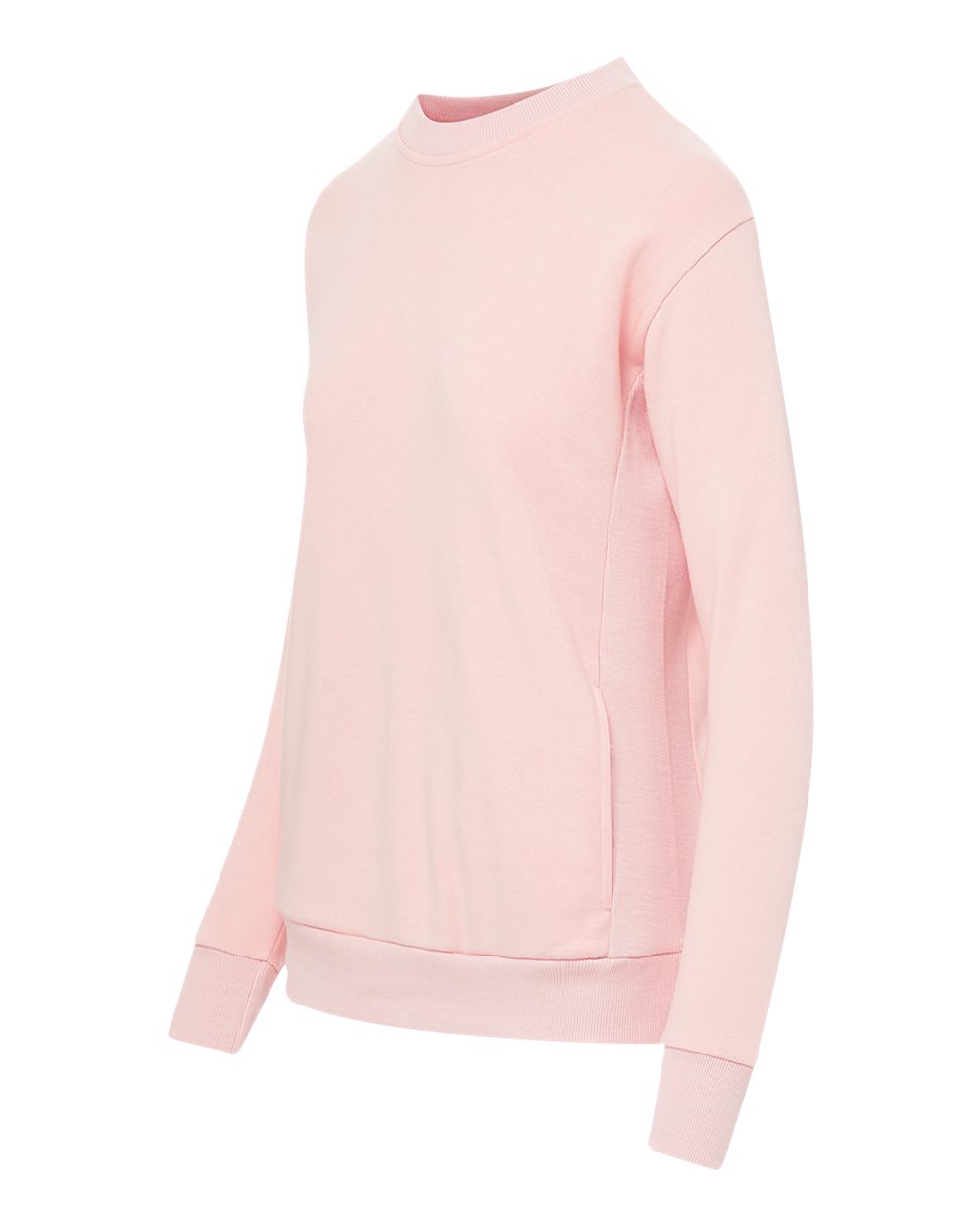 W23140 MV Sport Womens Raelynn Cloud Fleece Crewneck Sweatshirt - Siide Image