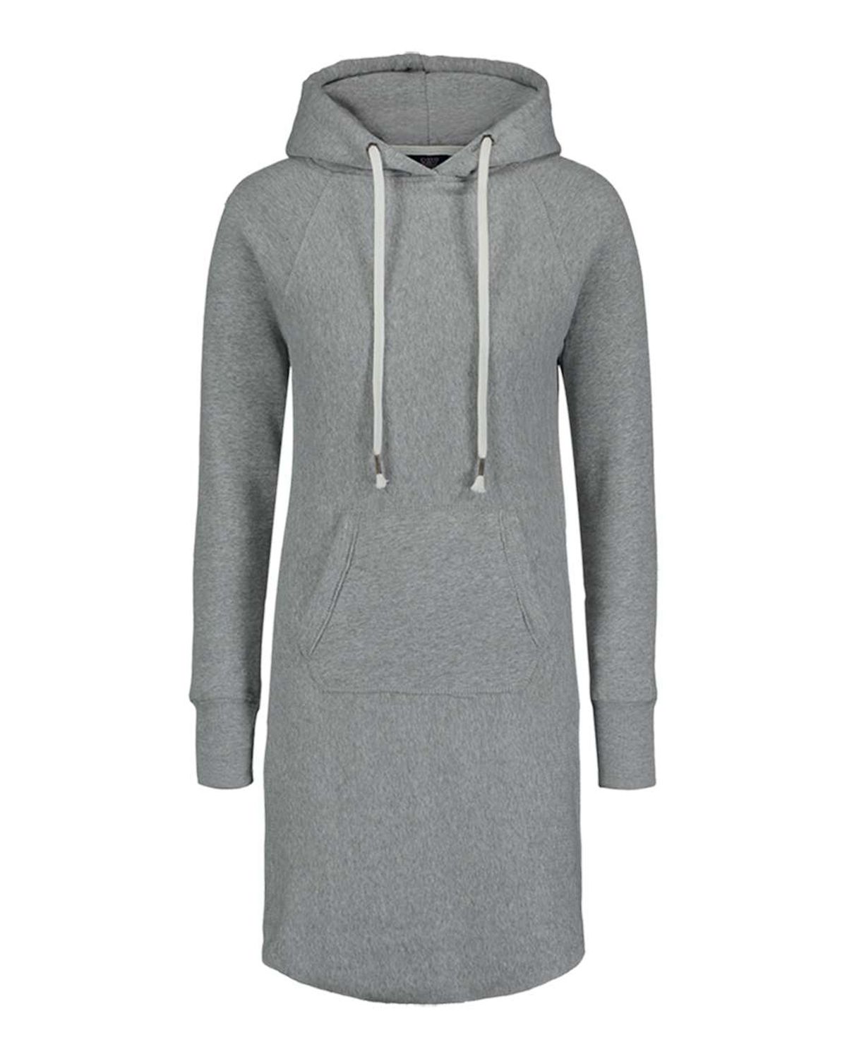 W2340 MV Sport Womens Suzie Hooded Sweatshirt Dress W2340 MV Sport Womens Suzie Hooded Sweatshirt Dress