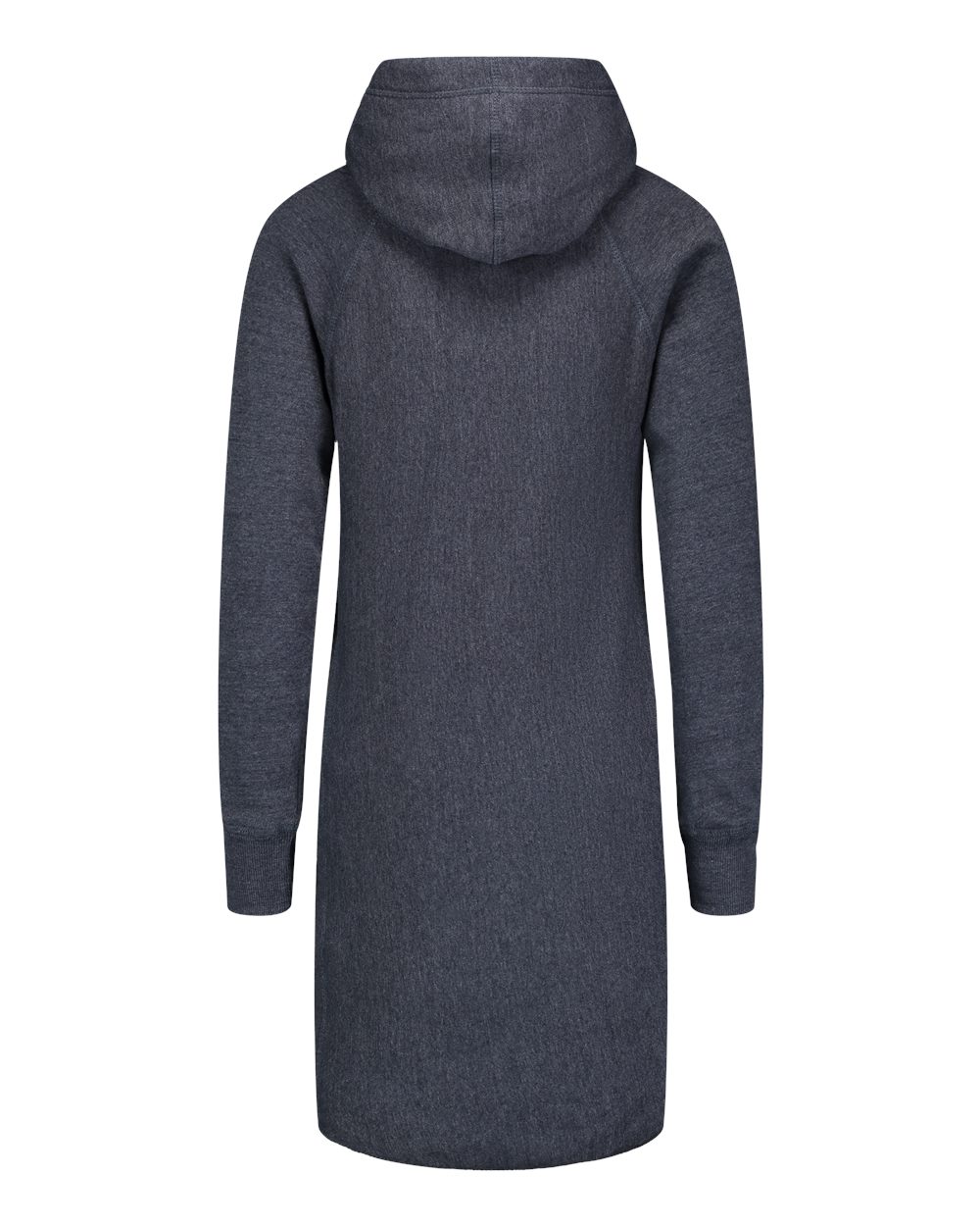 W2340 MV Sport Womens Suzie Hooded Sweatshirt Dress W2340 MV Sport Womens Suzie Hooded Sweatshirt Dress - Back Image