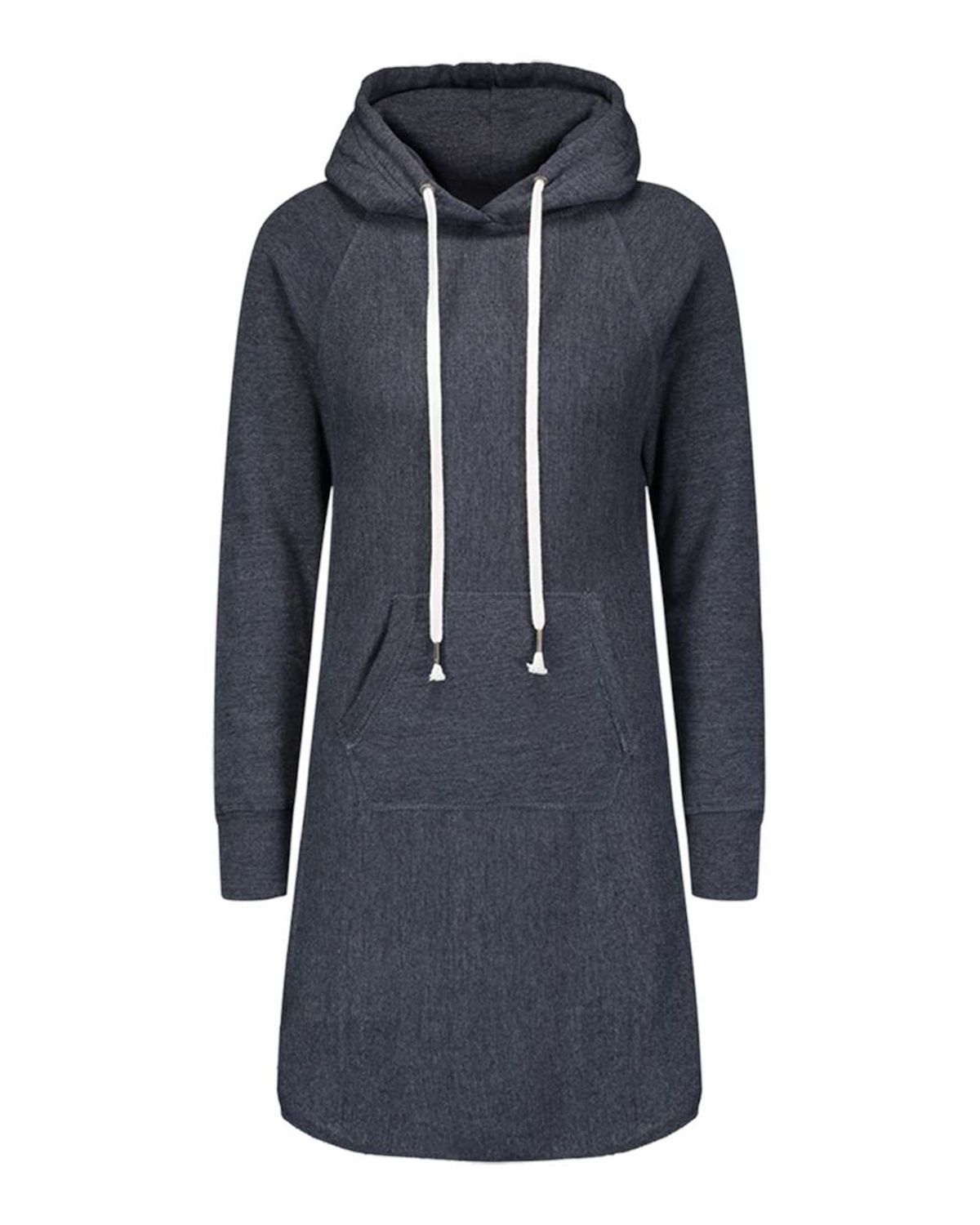 W2340 MV Sport Womens Suzie Hooded Sweatshirt Dress W2340 MV Sport Womens Suzie Hooded Sweatshirt Dress