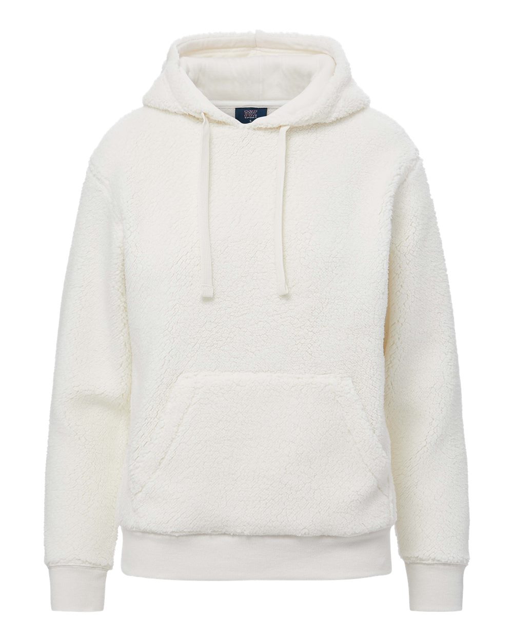 W25122 MV Sport Womens Starla Sherpa Hooded Pullover W25122 MV Sport Womens Starla Sherpa Hooded Pullover