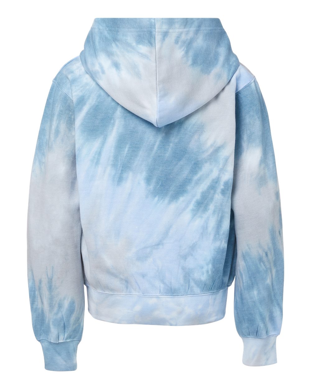 128Y MV Sport Youth Classic Fleece Tie Dye Hood 128Y MV Sport Youth Classic Fleece Tie Dye Hood - Back Image