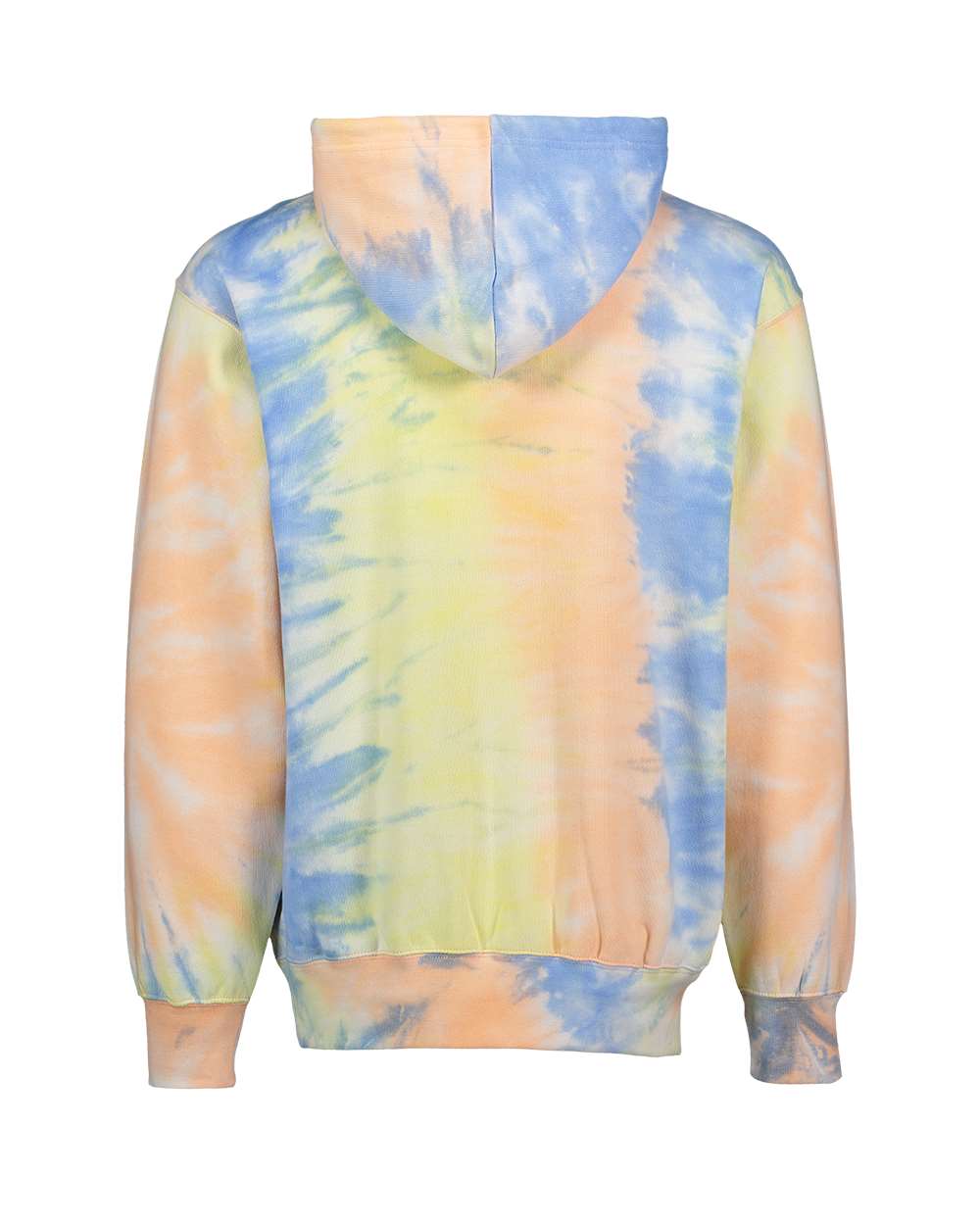 1290 MV Sport Classic Fleece Tie-Dye Hooded Sweatshirt - Back Image