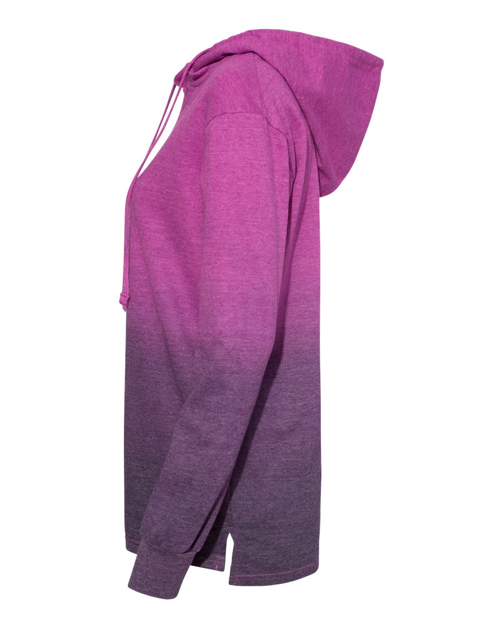 W20185 MV Sport Womens French Terry Ombré Hooded Sweatshirt - Siide Image