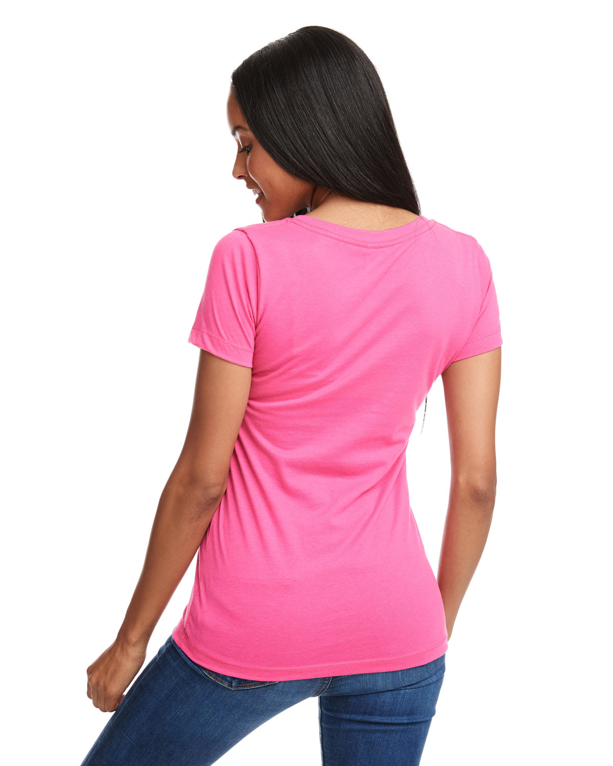 N1540 Next Level Ladies Ideal V - Back Image
