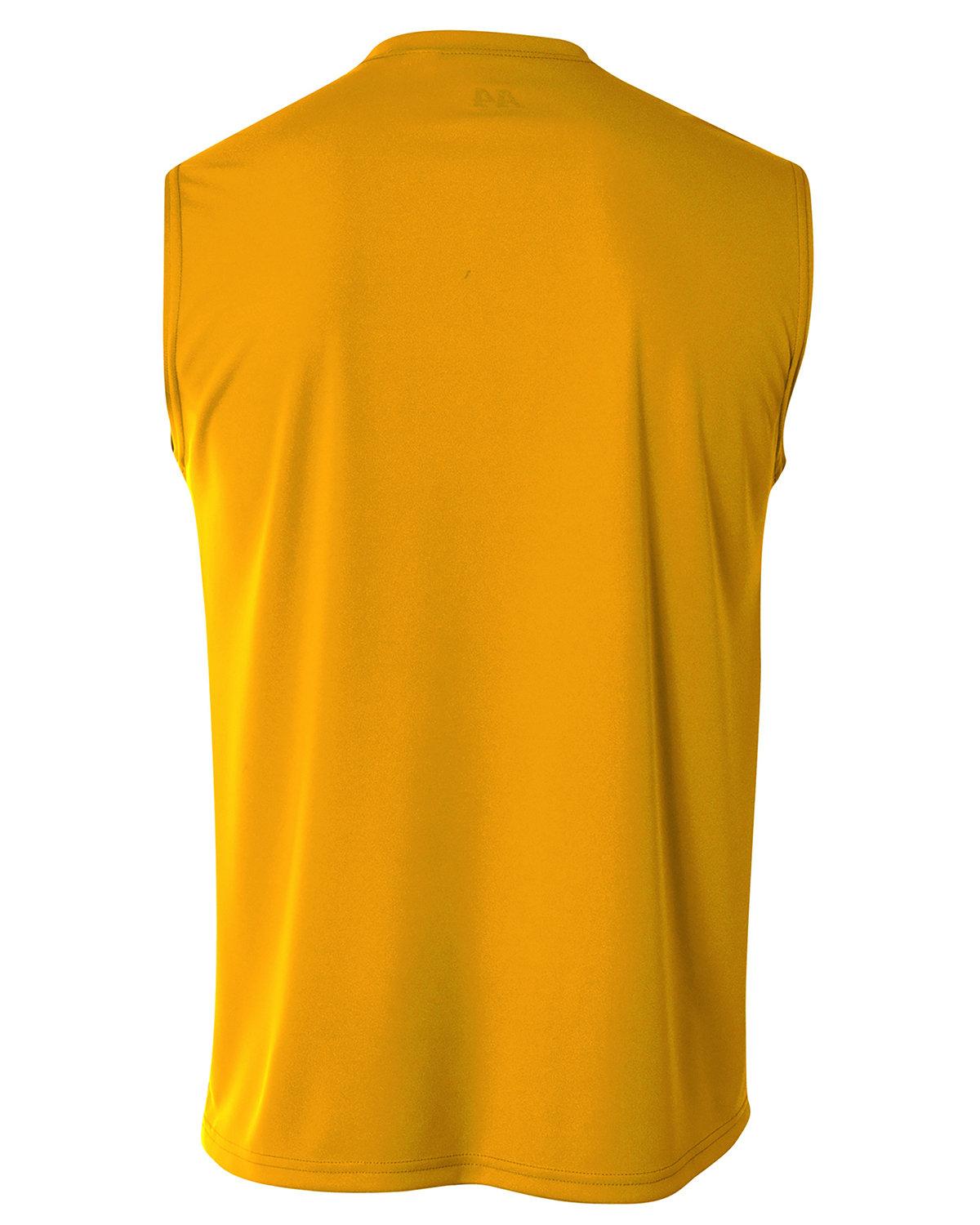 N2295 A4 Mens Cooling Performance Muscle T-Shirt - Back Image