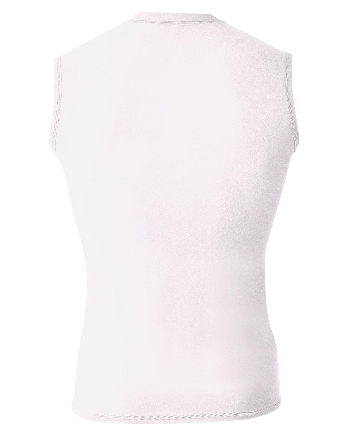 N2306 A4 Mens Compression Muscle Shirt - Back Image